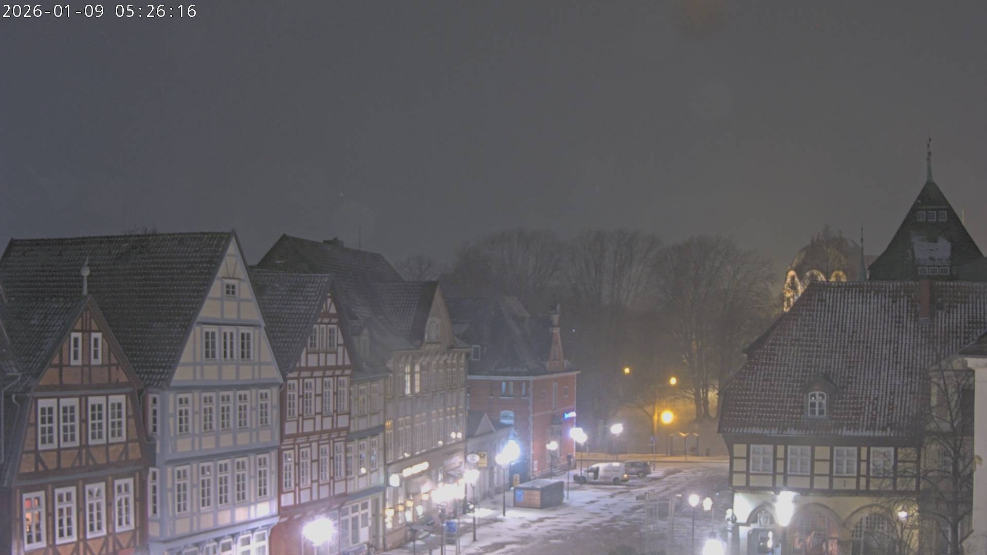 Archiv Foto Webcam Celle: Altes Rathaus und Stechbahn