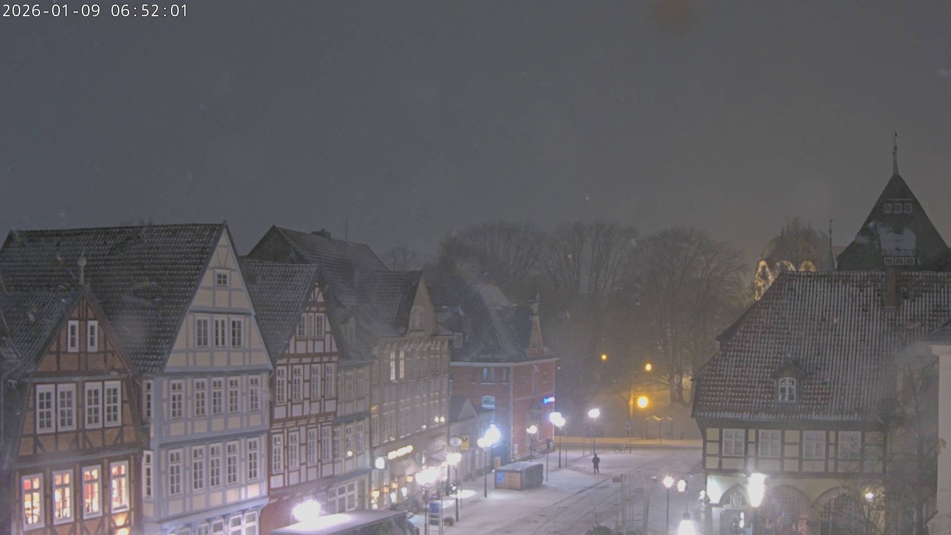 Archiv Foto Webcam Celle: Altes Rathaus und Stechbahn