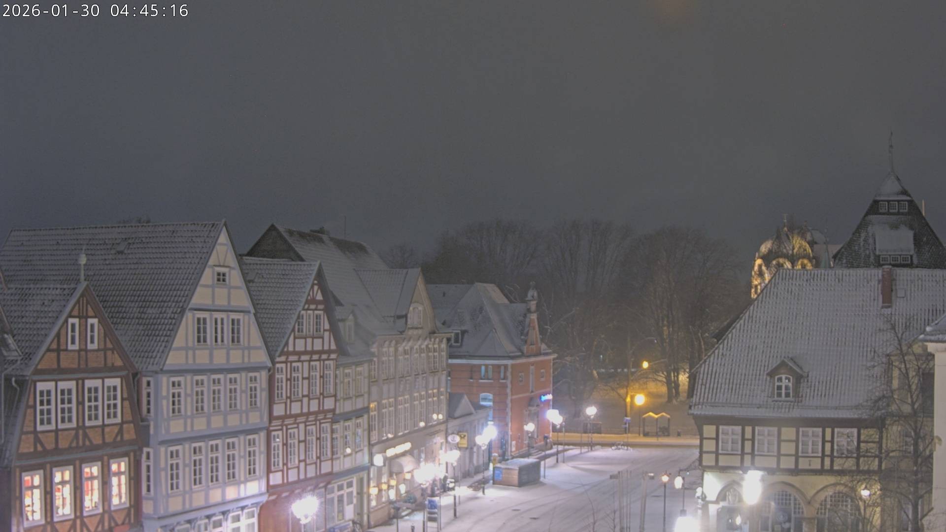 Archiv Foto Webcam Celle: Altes Rathaus und Stechbahn