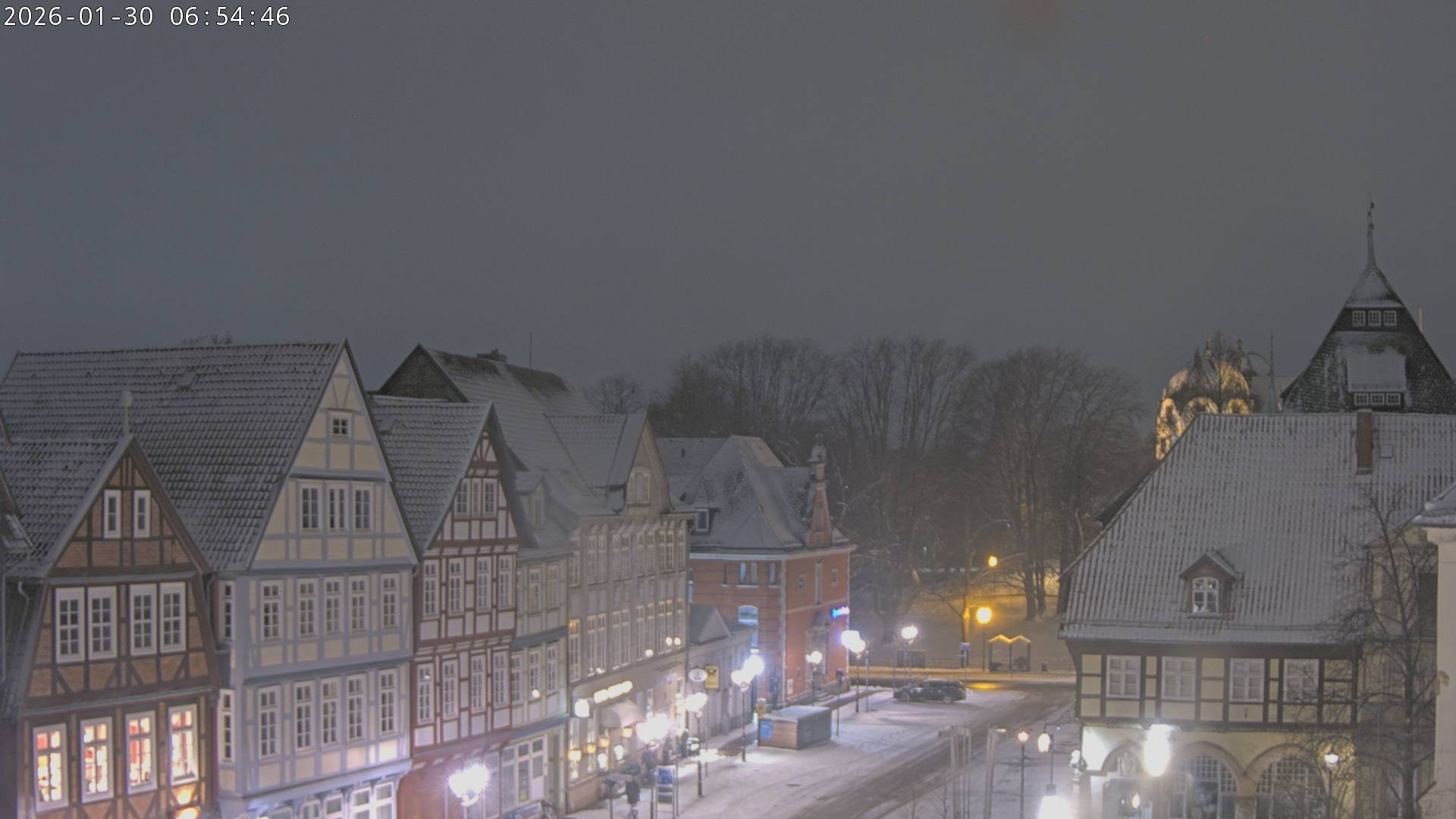 Archiv Foto Webcam Celle: Altes Rathaus und Stechbahn