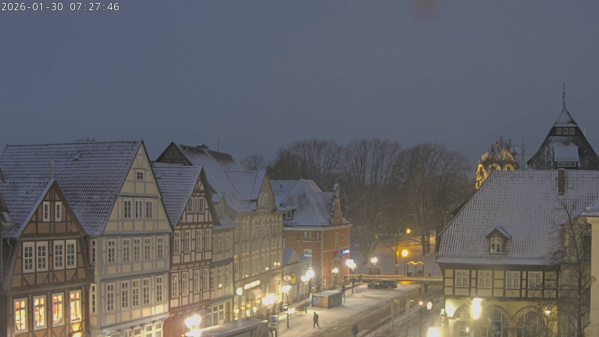 Archiv Foto Webcam Celle: Altes Rathaus und Stechbahn