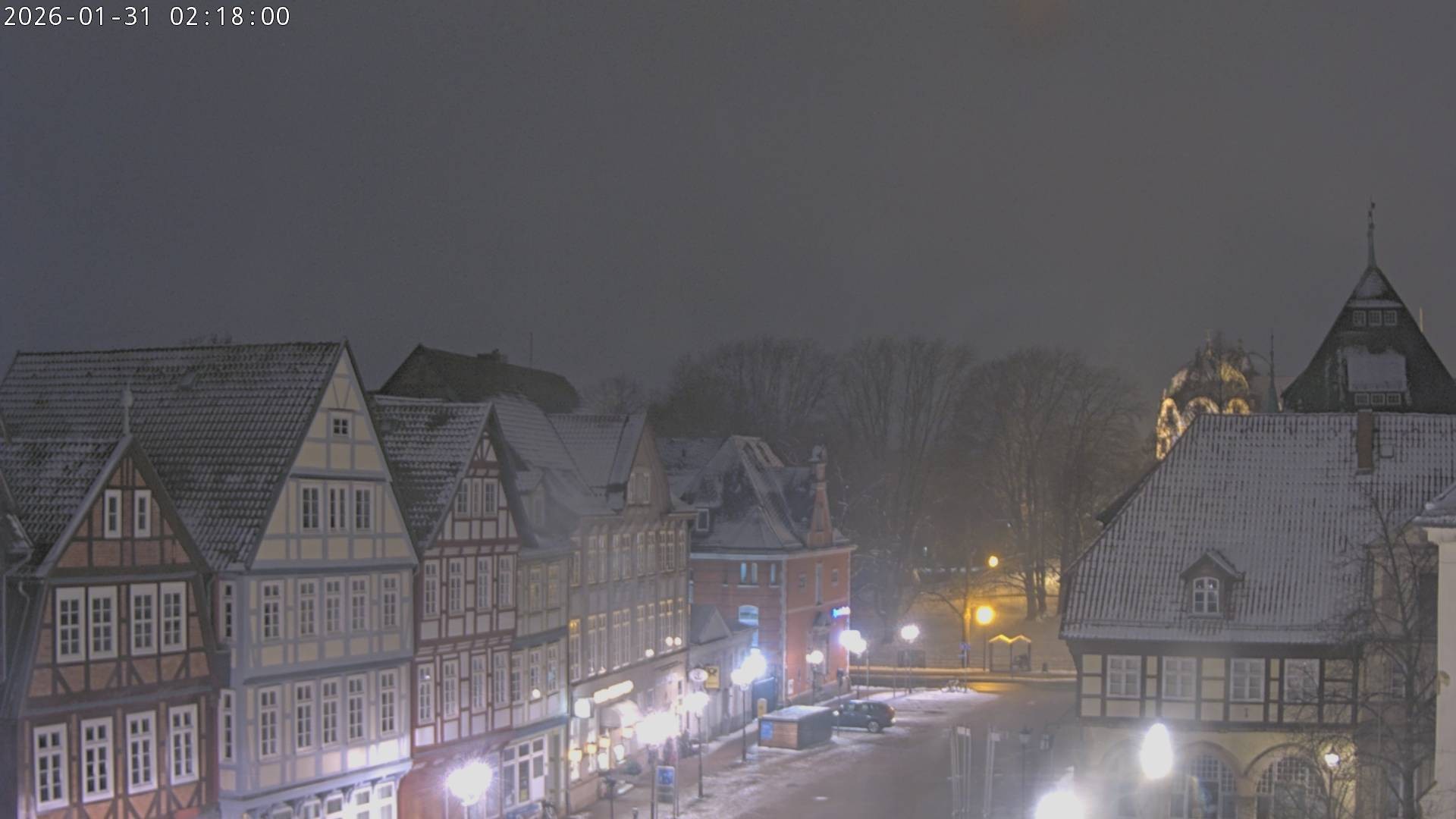 Archiv Foto Webcam Celle: Altes Rathaus und Stechbahn