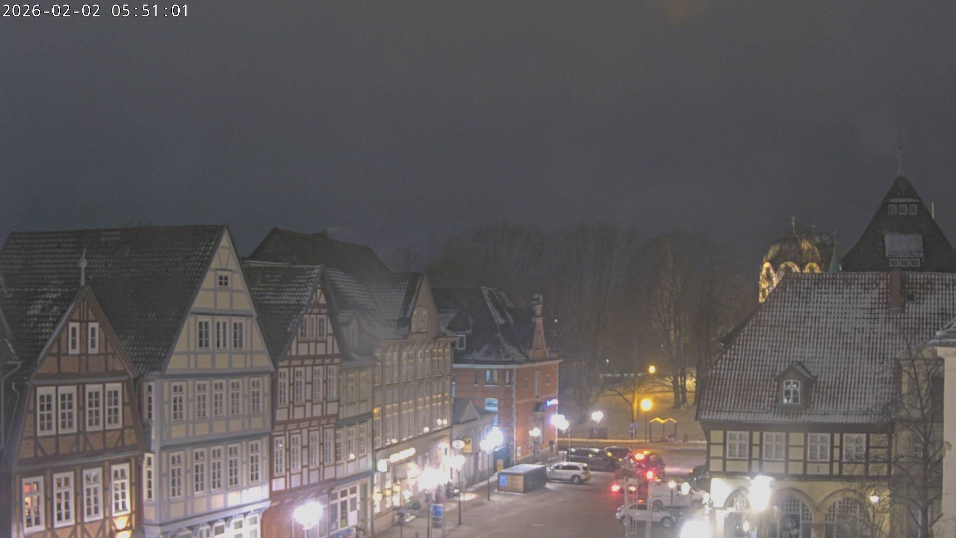 Archiv Foto Webcam Celle: Altes Rathaus und Stechbahn