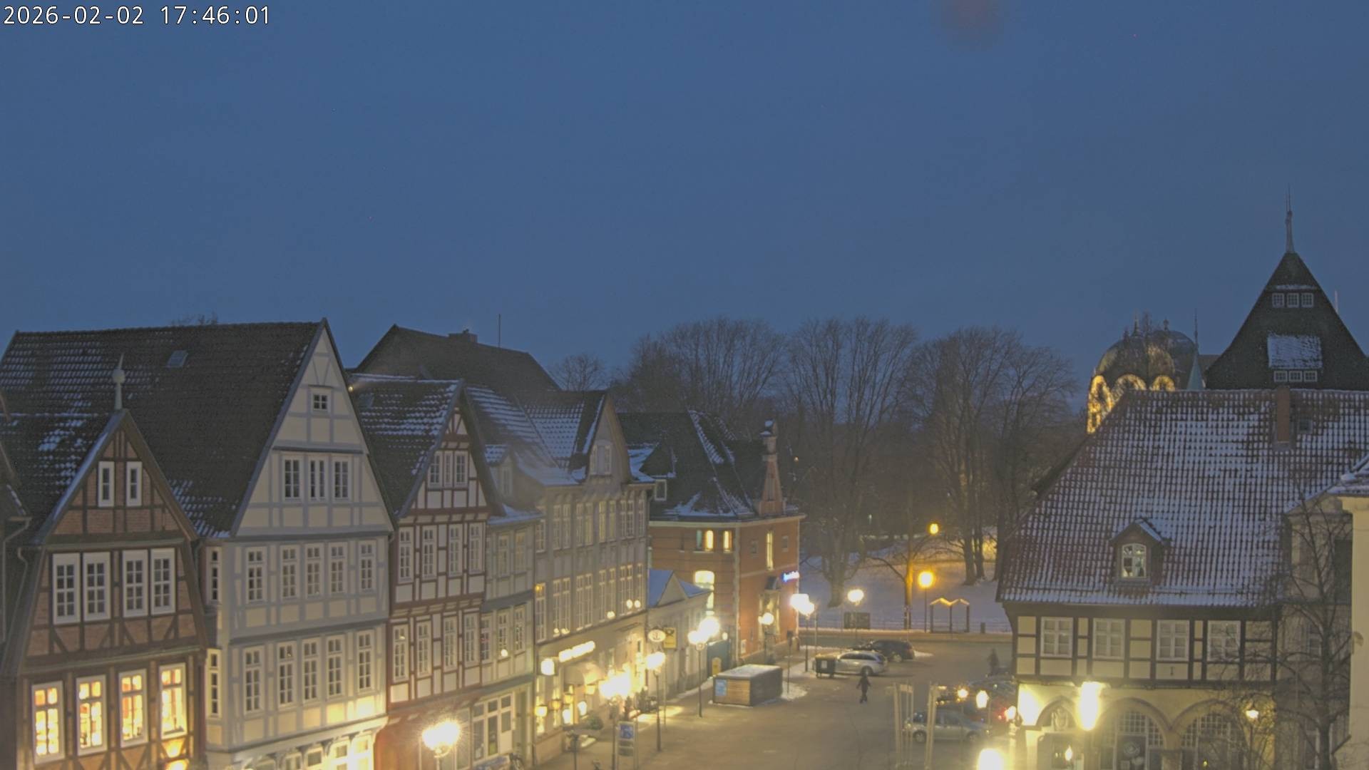 Archiv Foto Webcam Celle: Altes Rathaus und Stechbahn