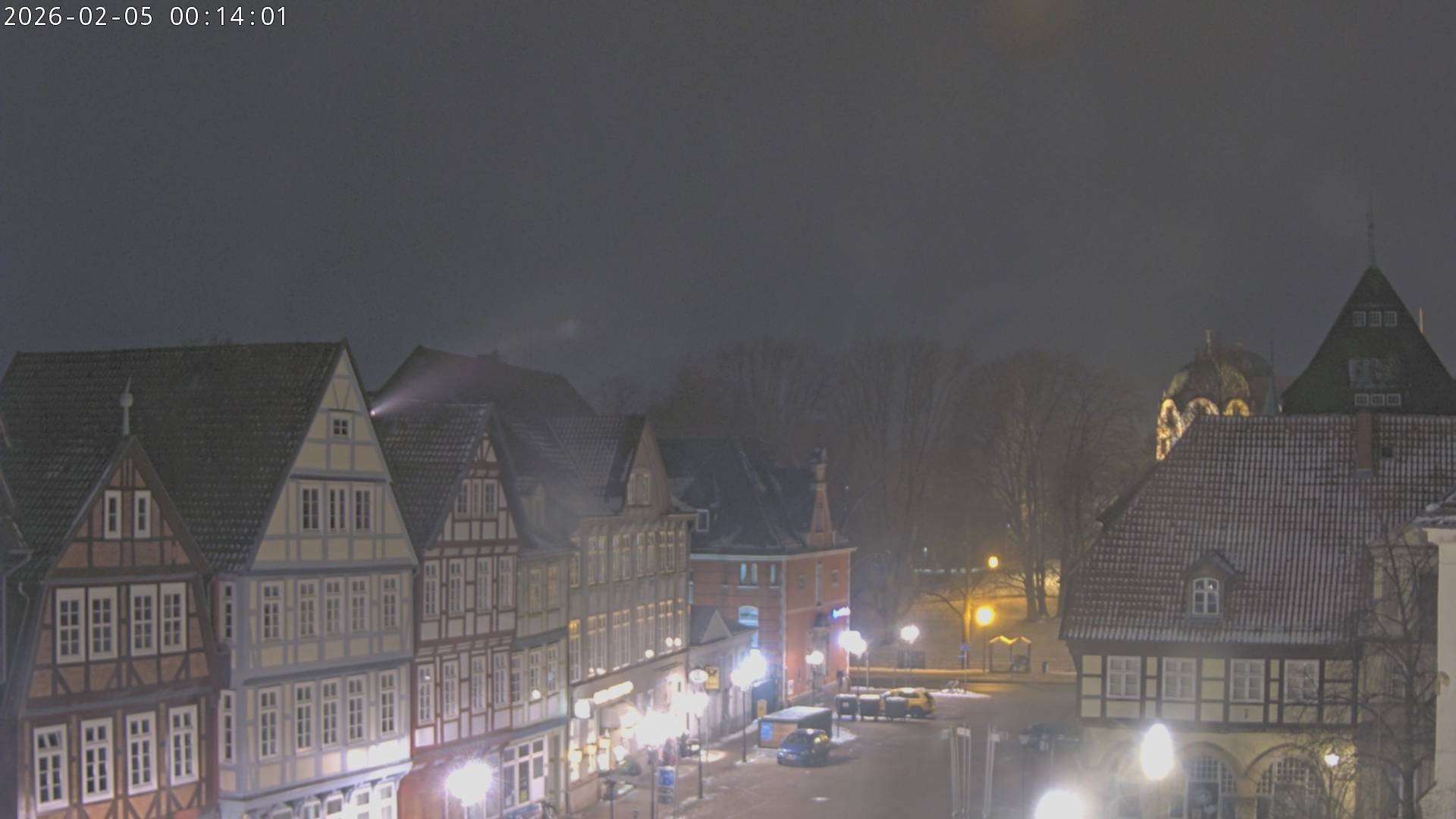 Archiv Foto Webcam Celle: Altes Rathaus und Stechbahn