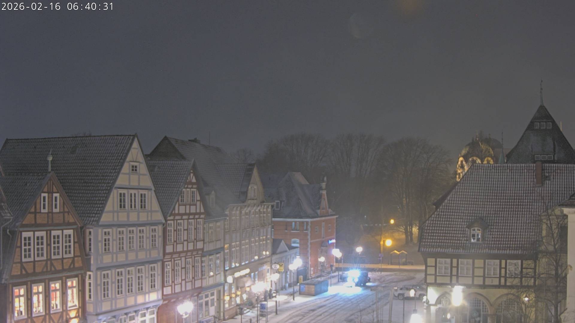 Archiv Foto Webcam Celle: Altes Rathaus und Stechbahn