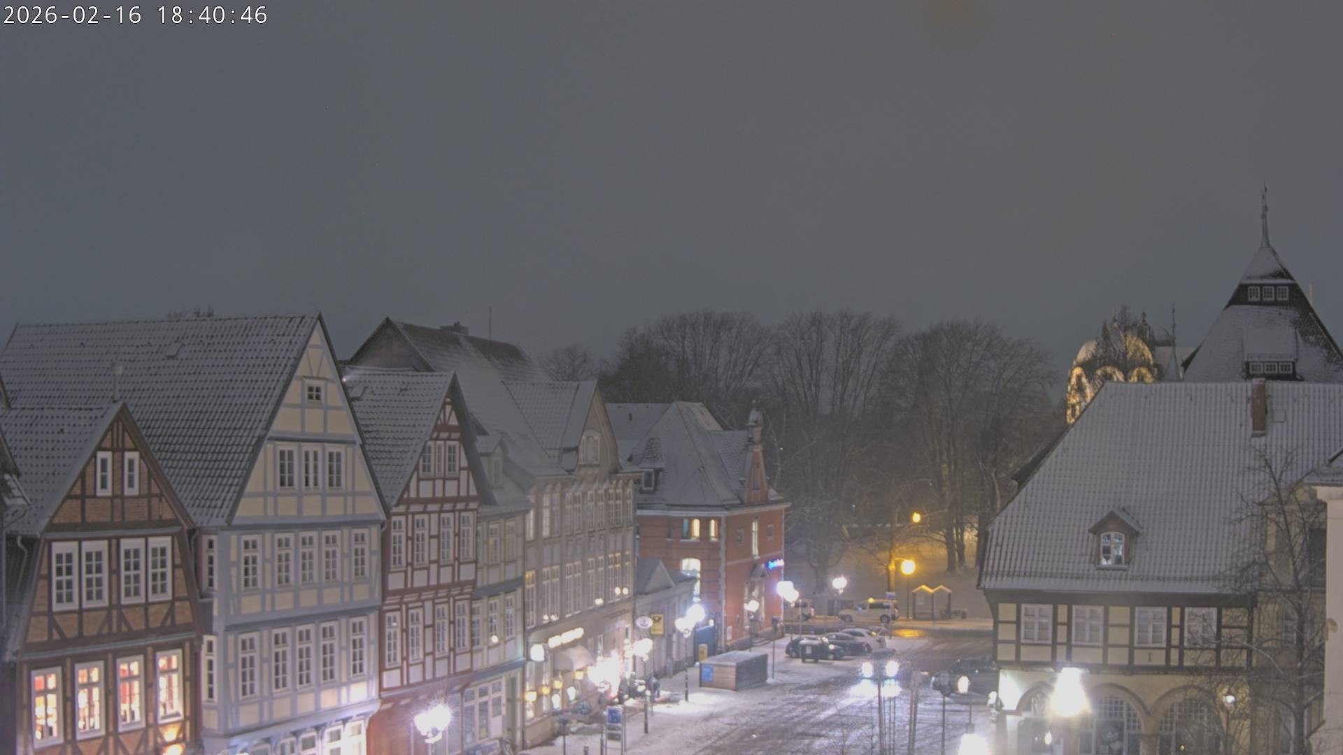 Archiv Foto Webcam Celle: Altes Rathaus und Stechbahn