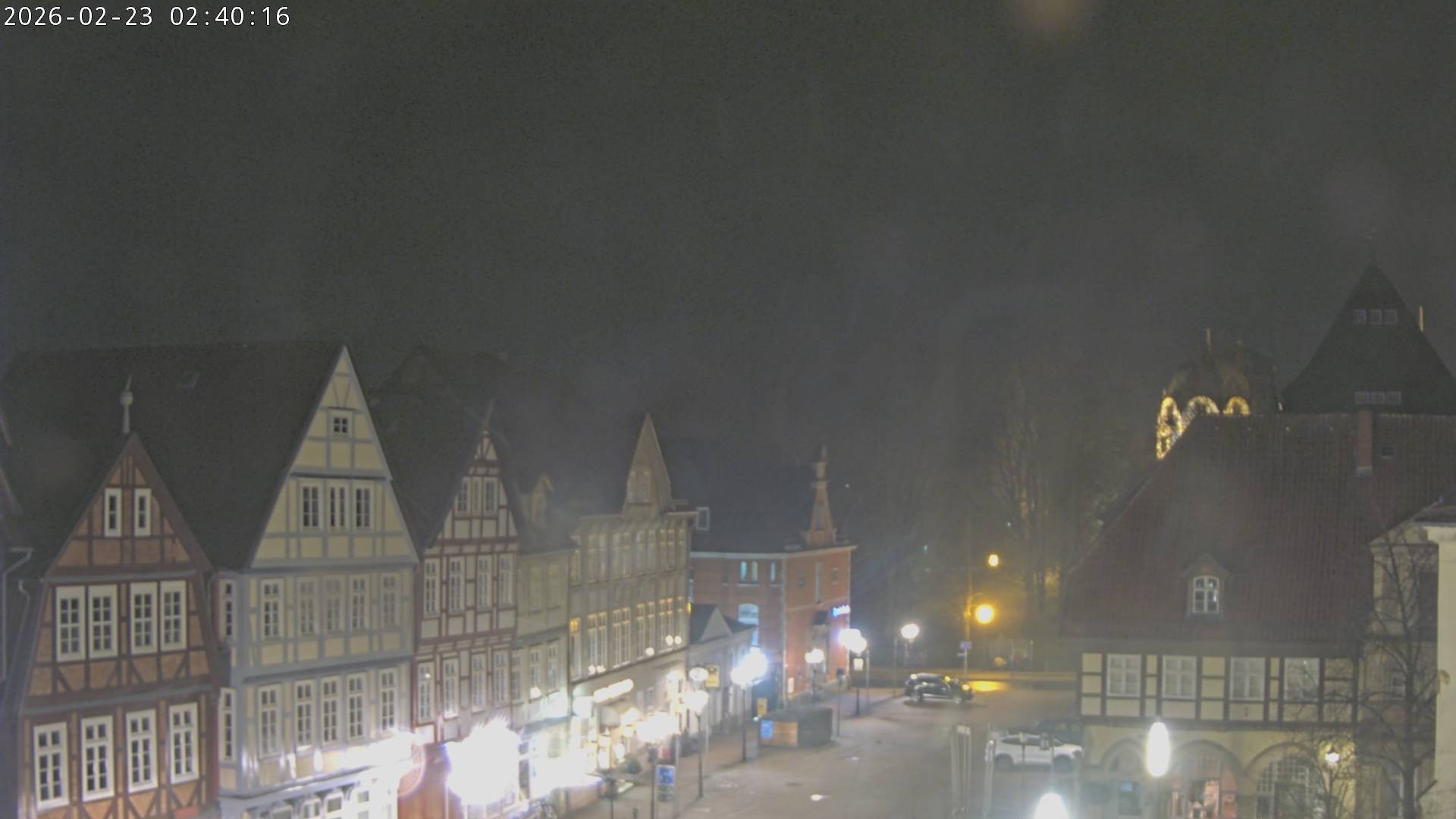 Archiv Foto Webcam Celle: Altes Rathaus und Stechbahn