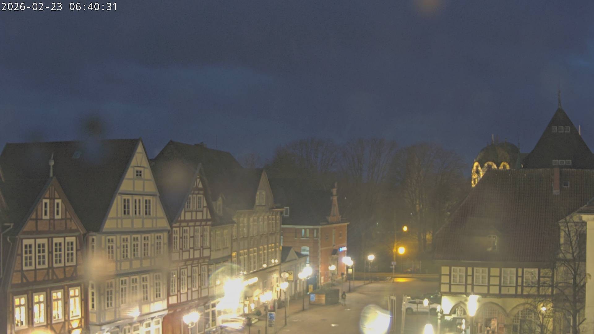 Archiv Foto Webcam Celle: Altes Rathaus und Stechbahn