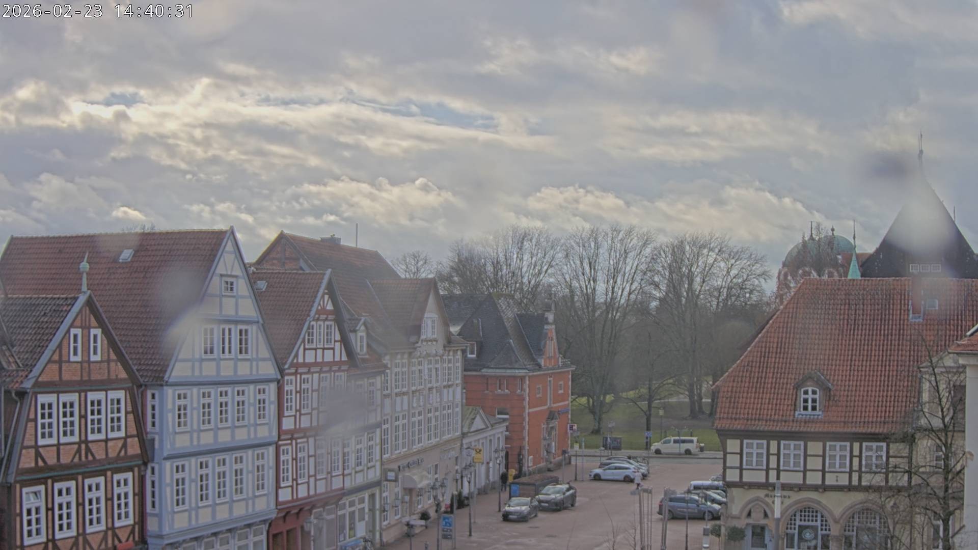 Archiv Foto Webcam Celle: Altes Rathaus und Stechbahn