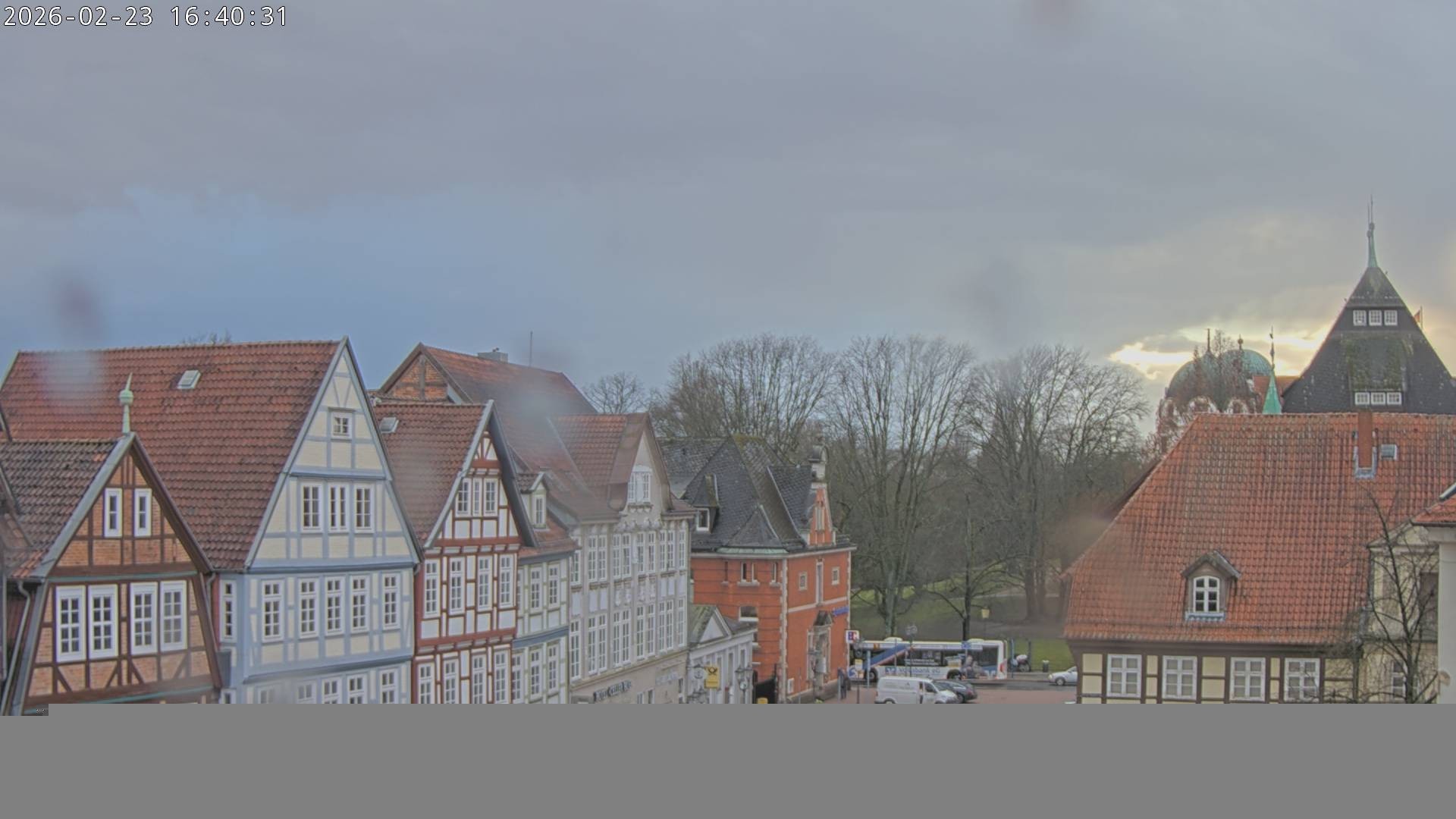 Archiv Foto Webcam Celle: Altes Rathaus und Stechbahn