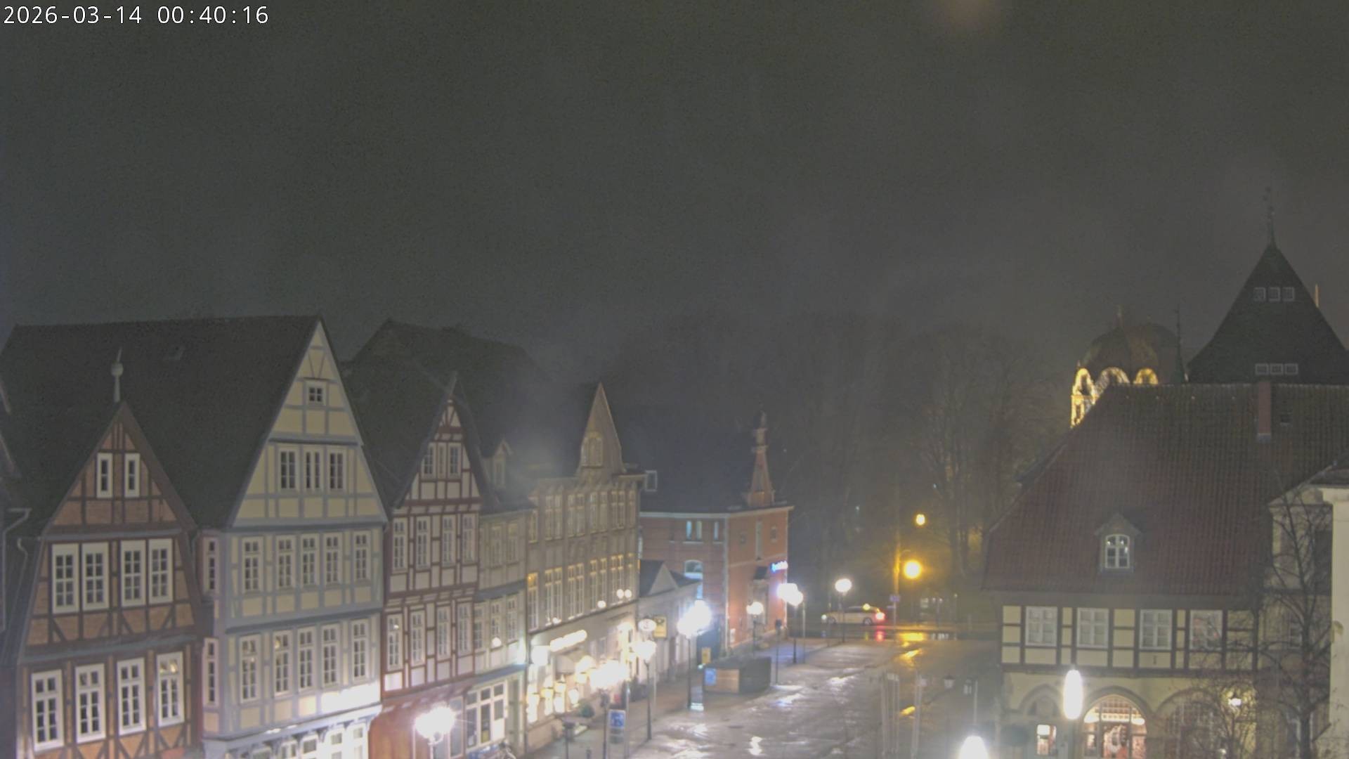 Archiv Foto Webcam Celle: Altes Rathaus und Stechbahn