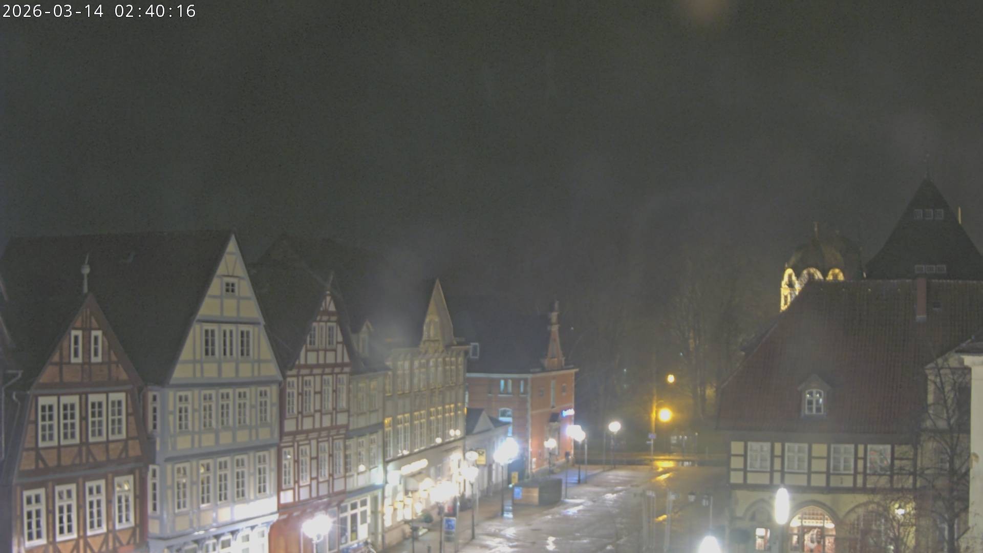 Archiv Foto Webcam Celle: Altes Rathaus und Stechbahn