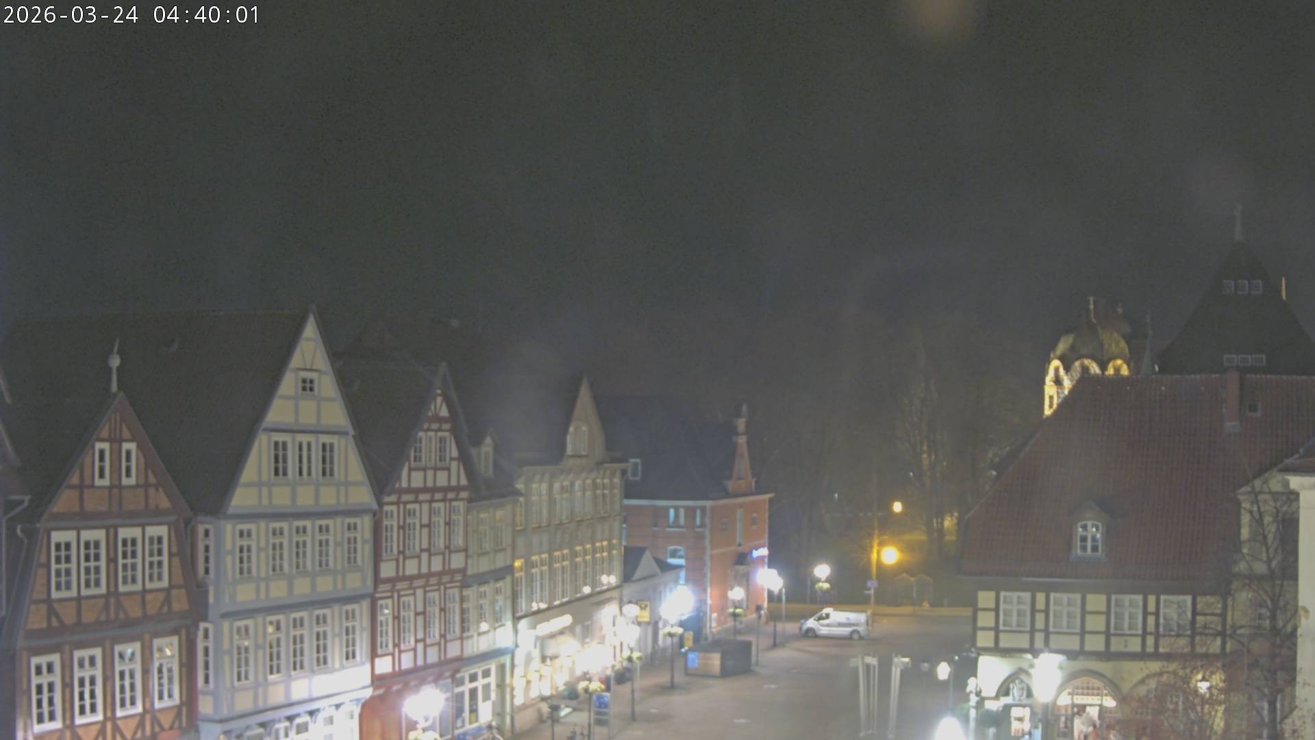 Archiv Foto Webcam Celle: Altes Rathaus und Stechbahn