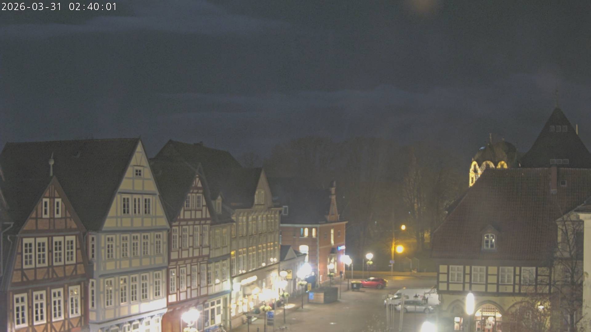 Archiv Foto Webcam Celle: Altes Rathaus und Stechbahn