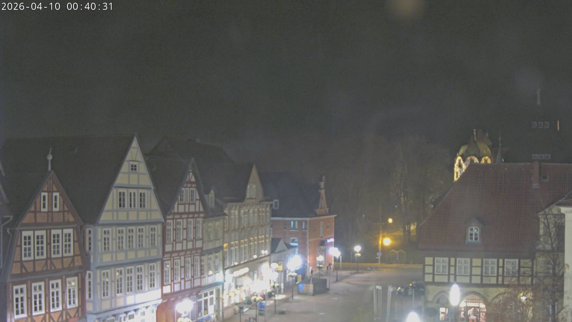 Archiv Foto Webcam Celle: Altes Rathaus und Stechbahn