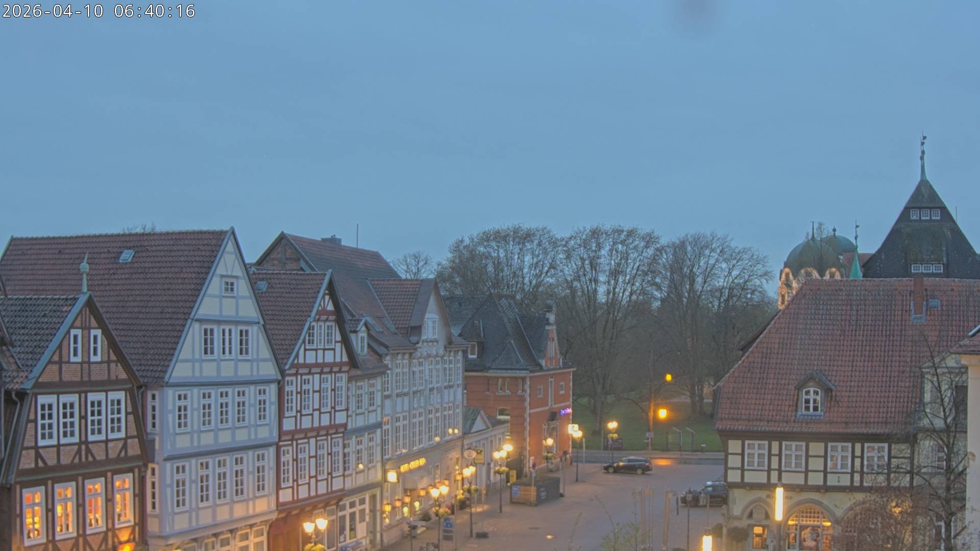 Archiv Foto Webcam Celle: Altes Rathaus und Stechbahn