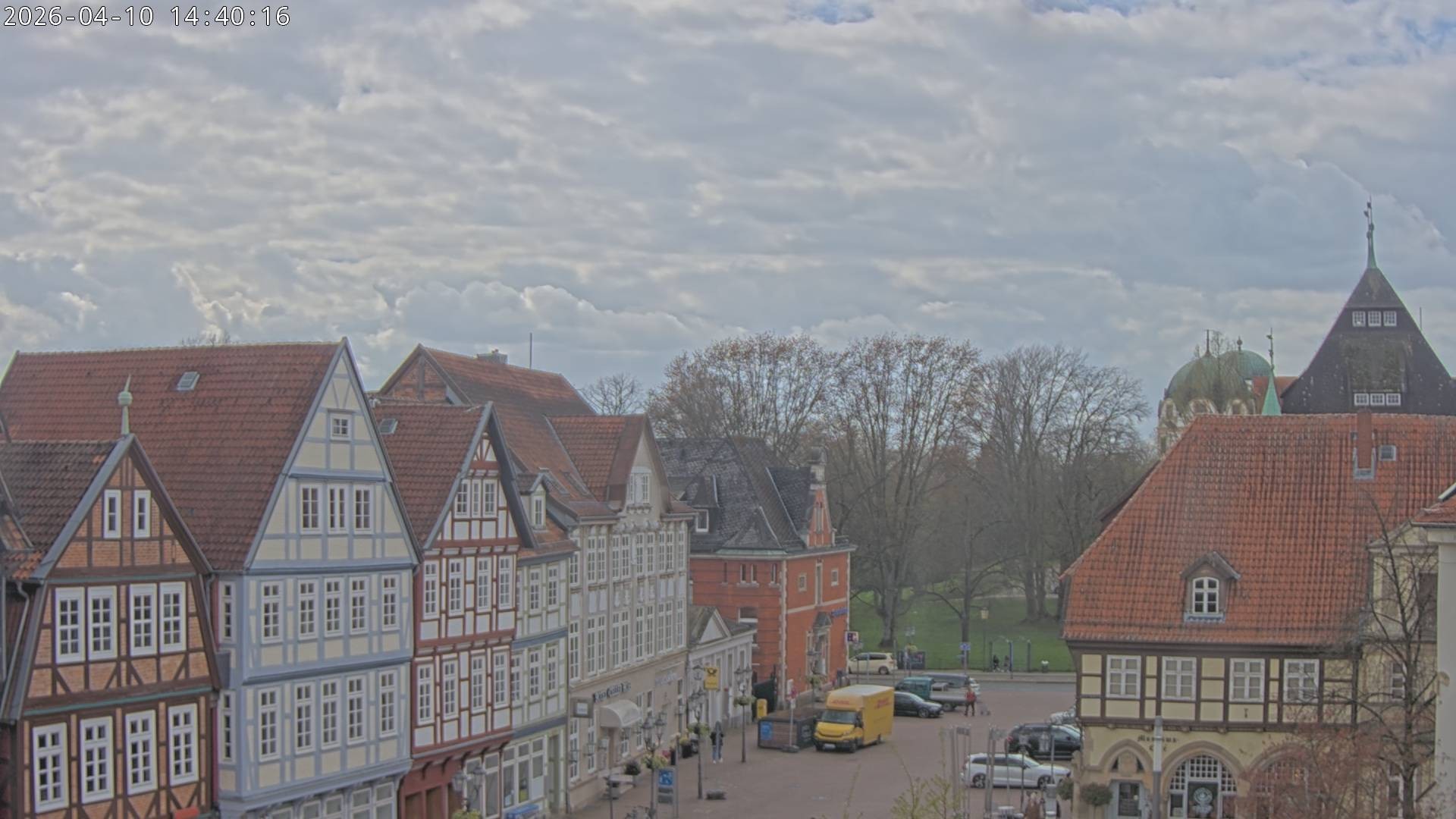 Archiv Foto Webcam Celle: Altes Rathaus und Stechbahn