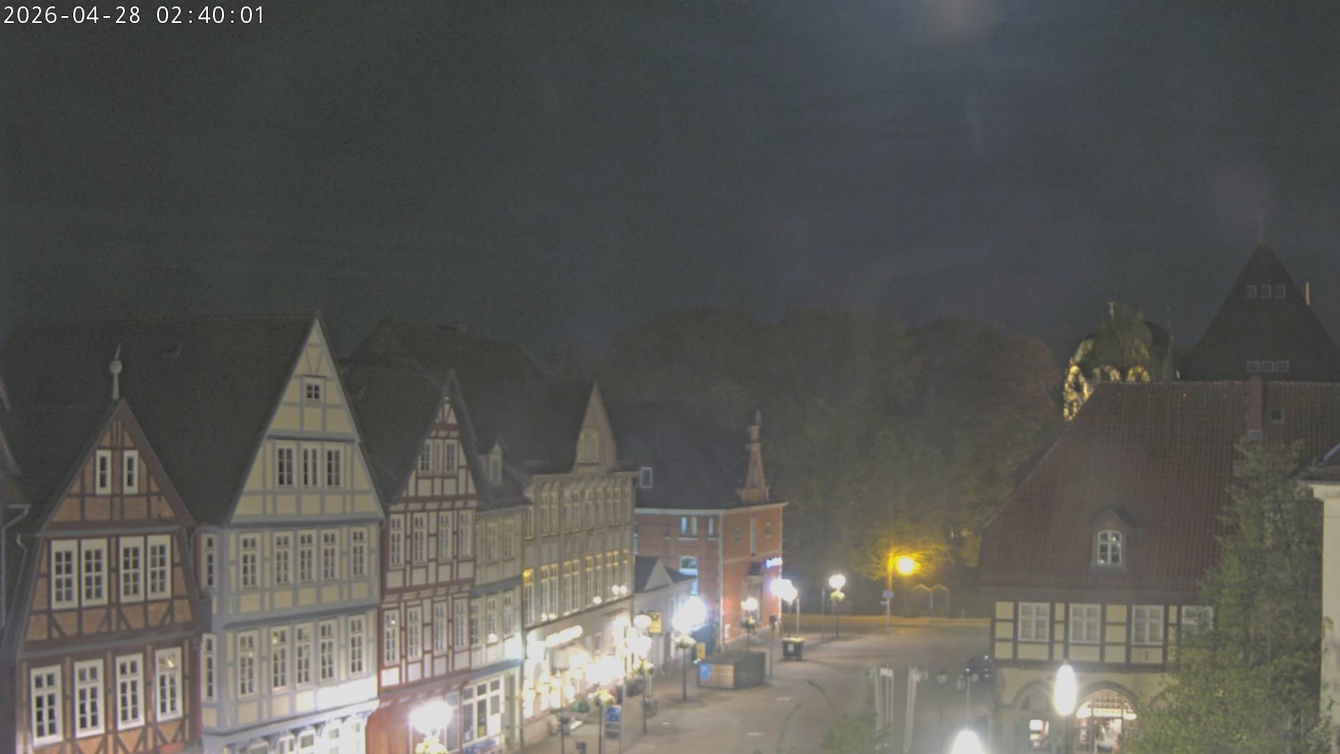 Archiv Foto Webcam Celle: Altes Rathaus und Stechbahn