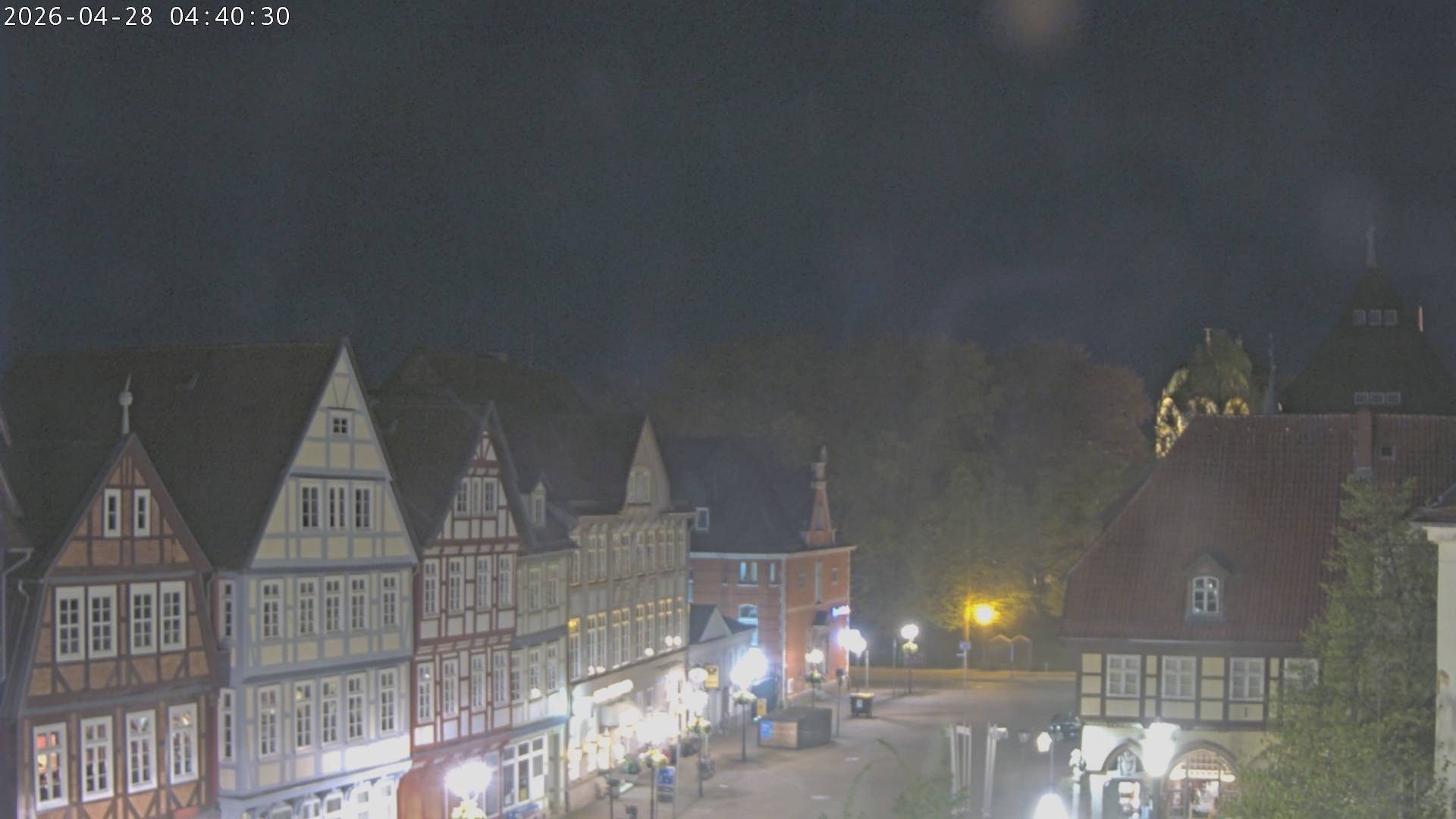 Archiv Foto Webcam Celle: Altes Rathaus und Stechbahn