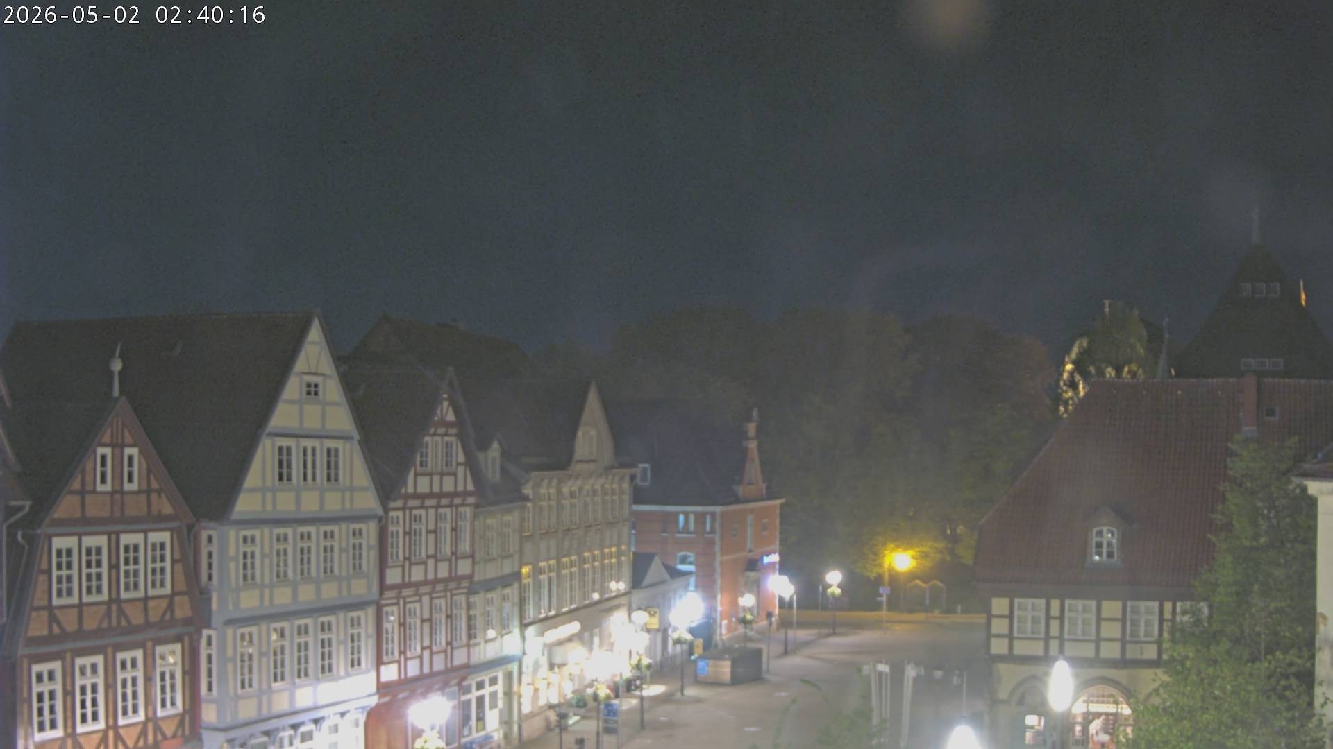 Archiv Foto Webcam Celle: Altes Rathaus und Stechbahn