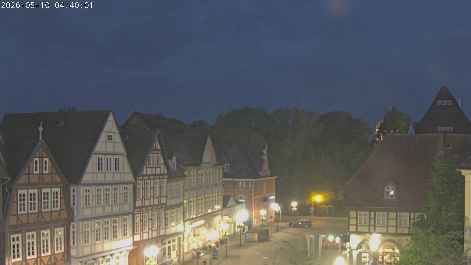 Archiv Foto Webcam Celle: Altes Rathaus und Stechbahn
