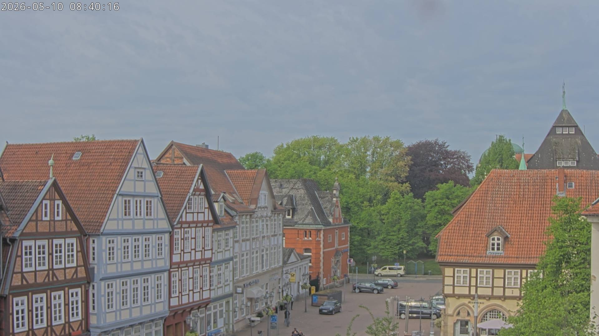 Archiv Foto Webcam Celle: Altes Rathaus und Stechbahn