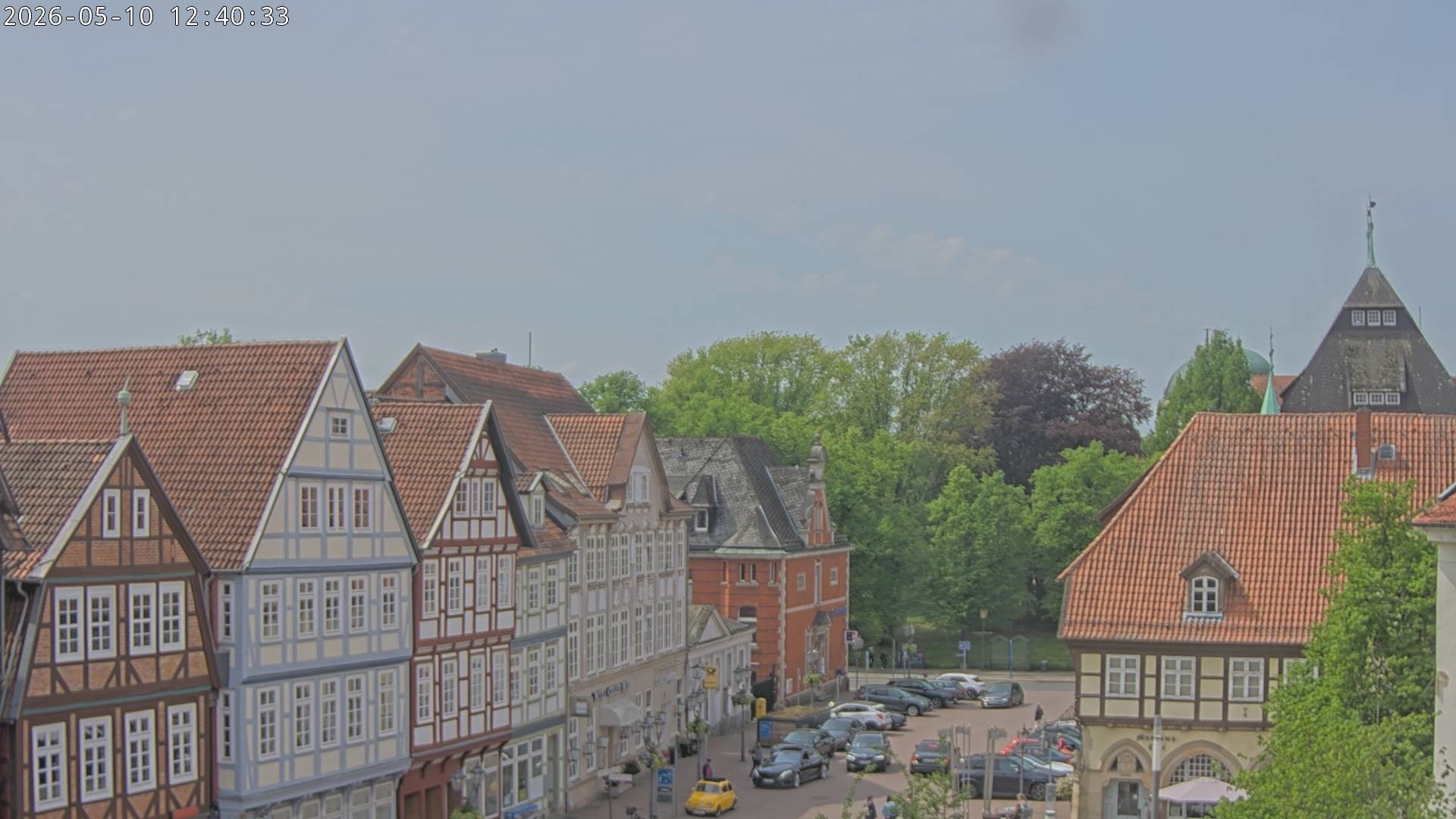 Archiv Foto Webcam Celle: Altes Rathaus und Stechbahn