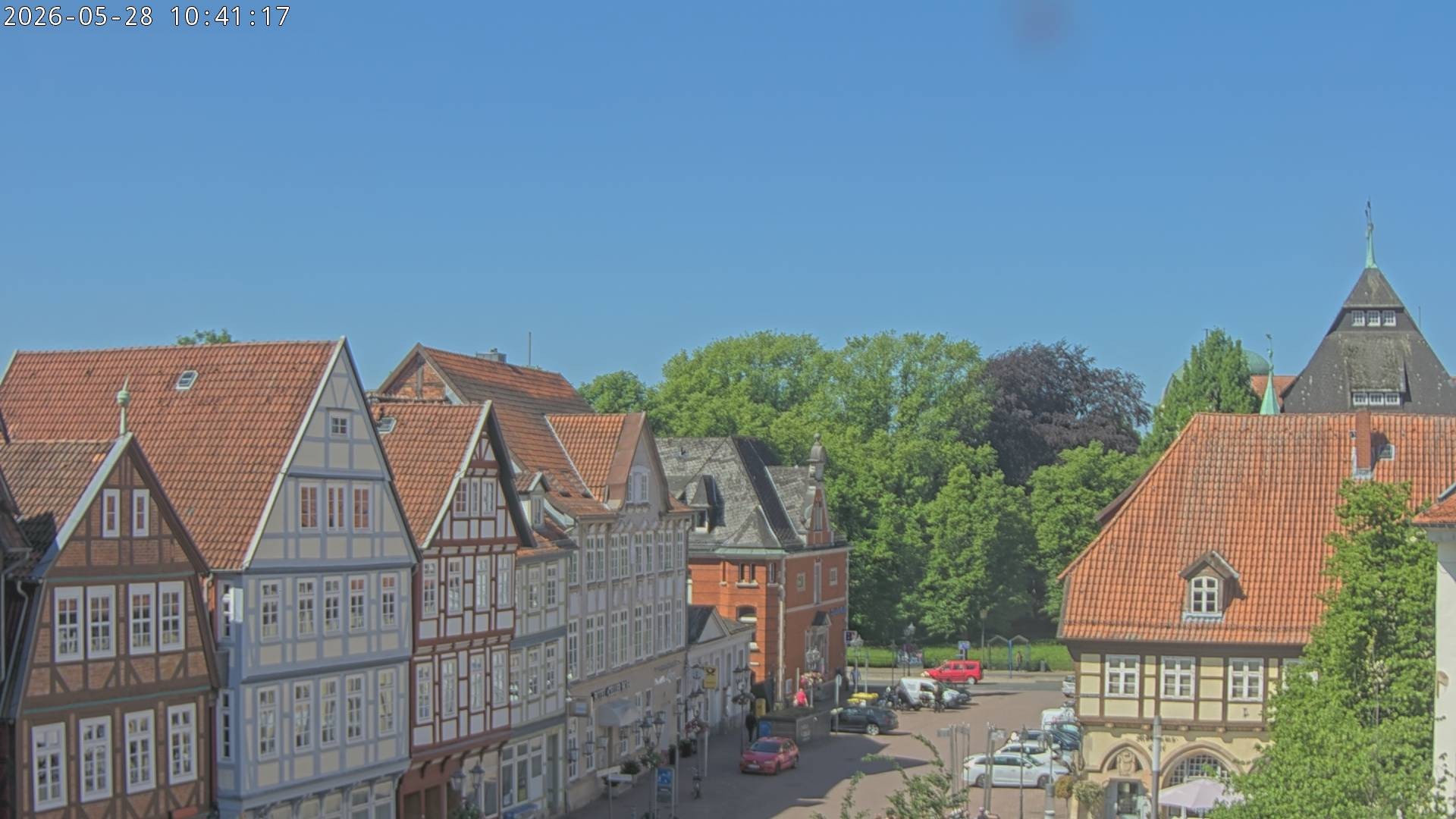 Archived image Webcam Old Town Hall Celle