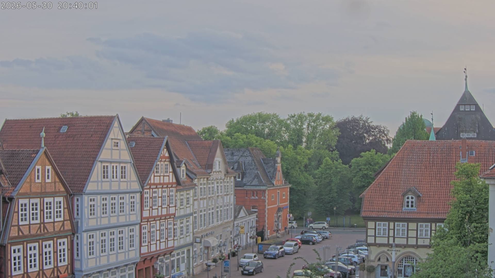 Archiv Foto Webcam Celle: Altes Rathaus und Stechbahn