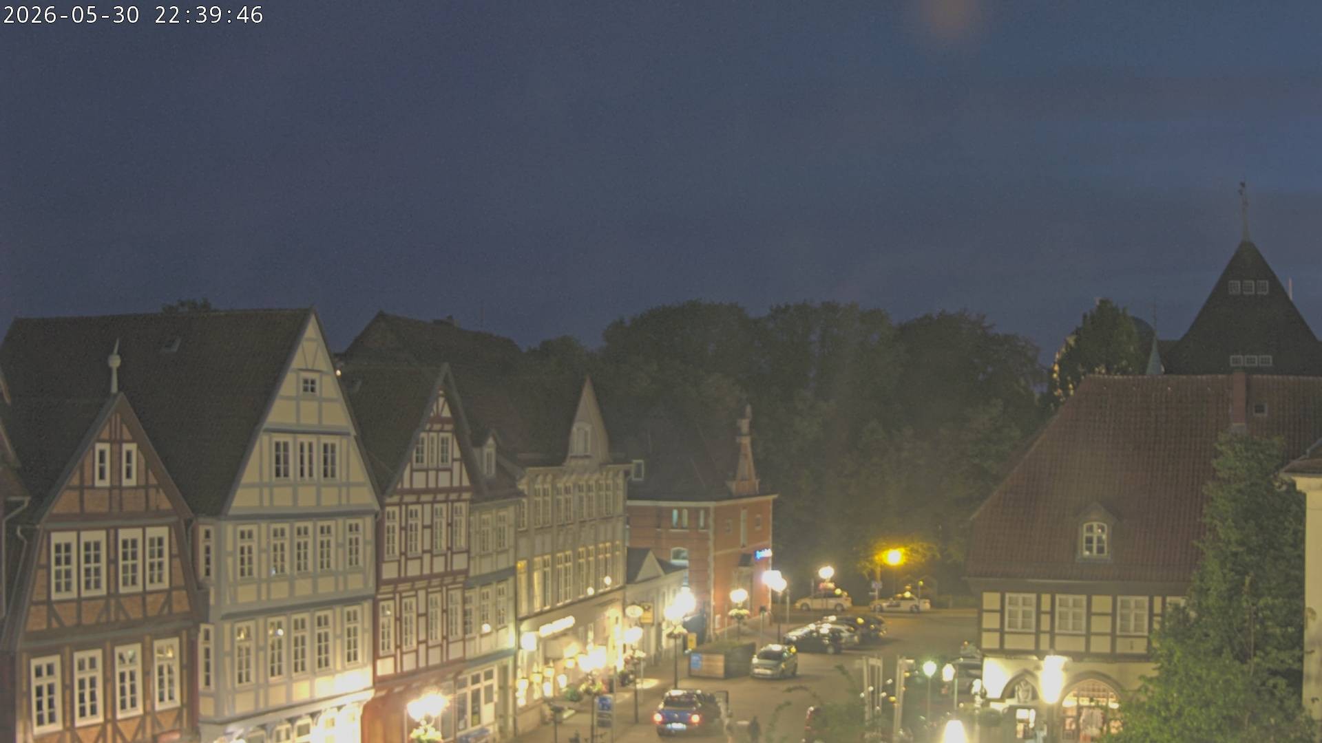 Archiv Foto Webcam Celle: Altes Rathaus und Stechbahn