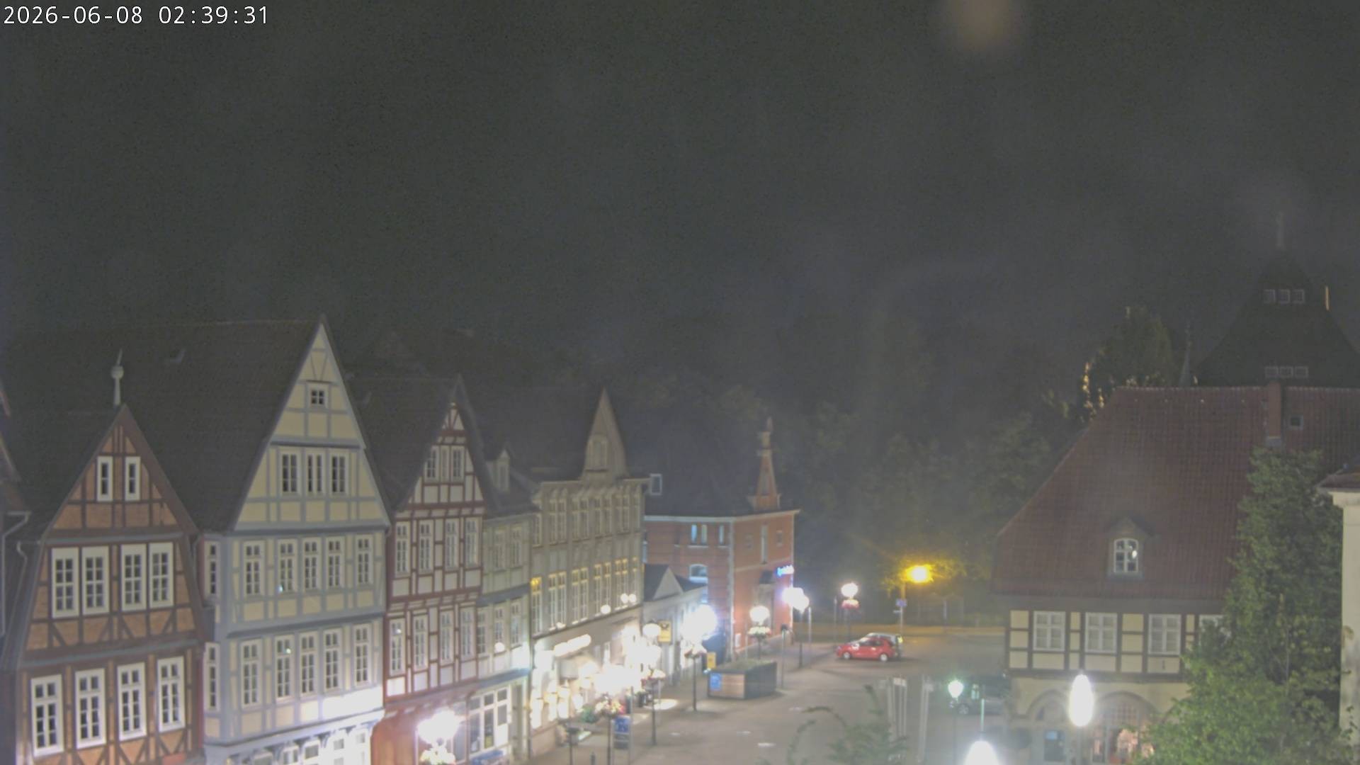 Archiv Foto Webcam Celle: Altes Rathaus und Stechbahn
