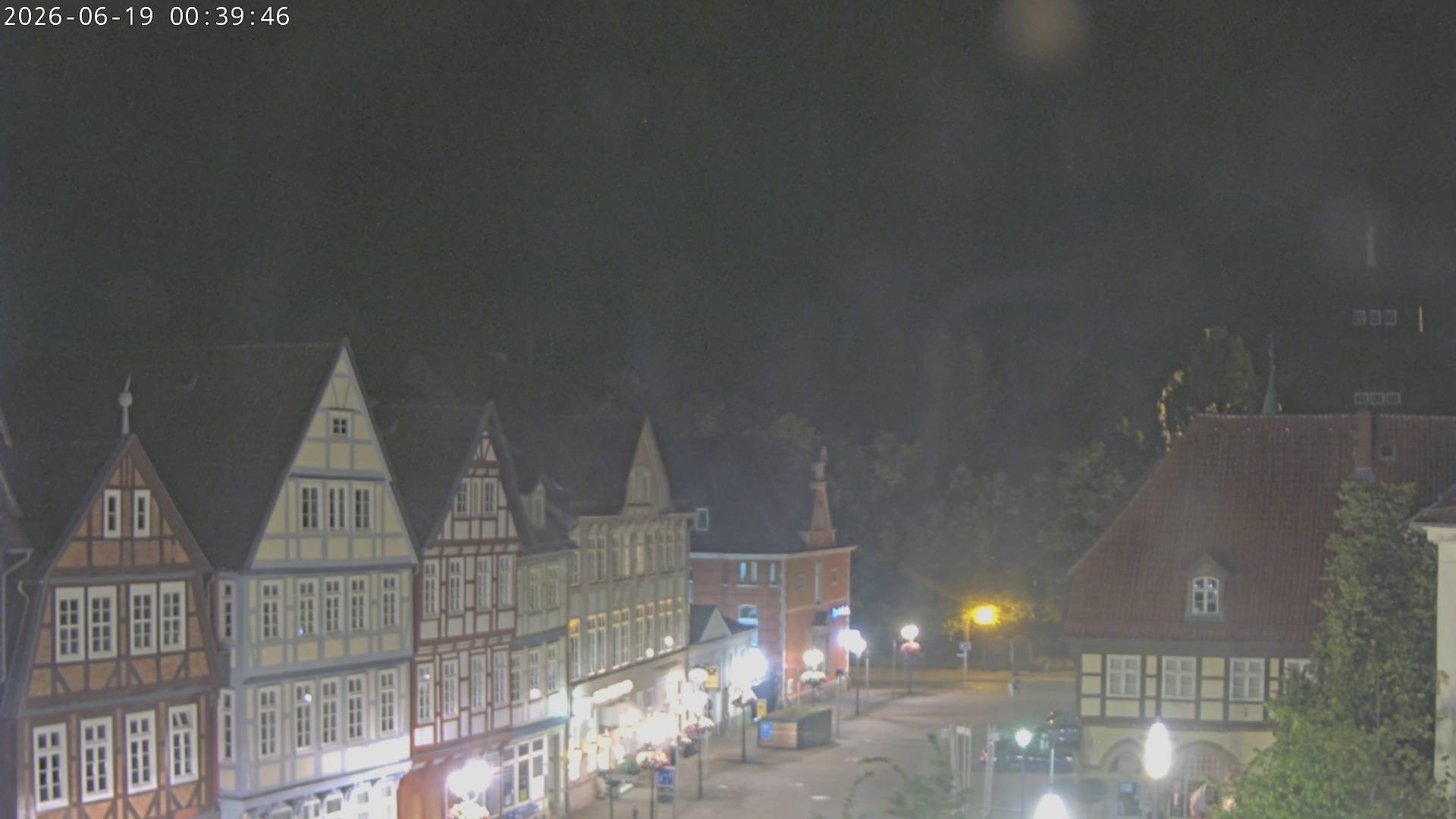 Archiv Foto Webcam Celle: Altes Rathaus und Stechbahn
