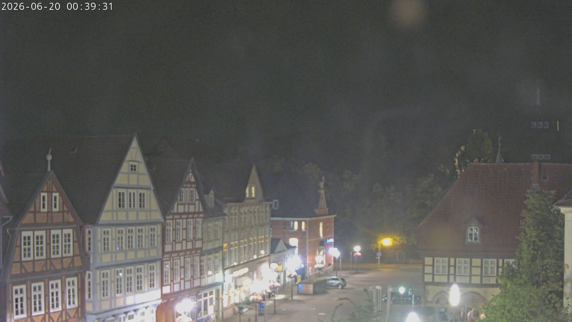 Archiv Foto Webcam Celle: Altes Rathaus und Stechbahn
