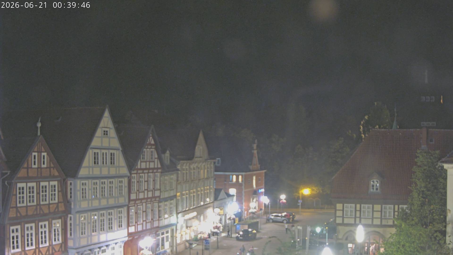 Archiv Foto Webcam Celle: Altes Rathaus und Stechbahn