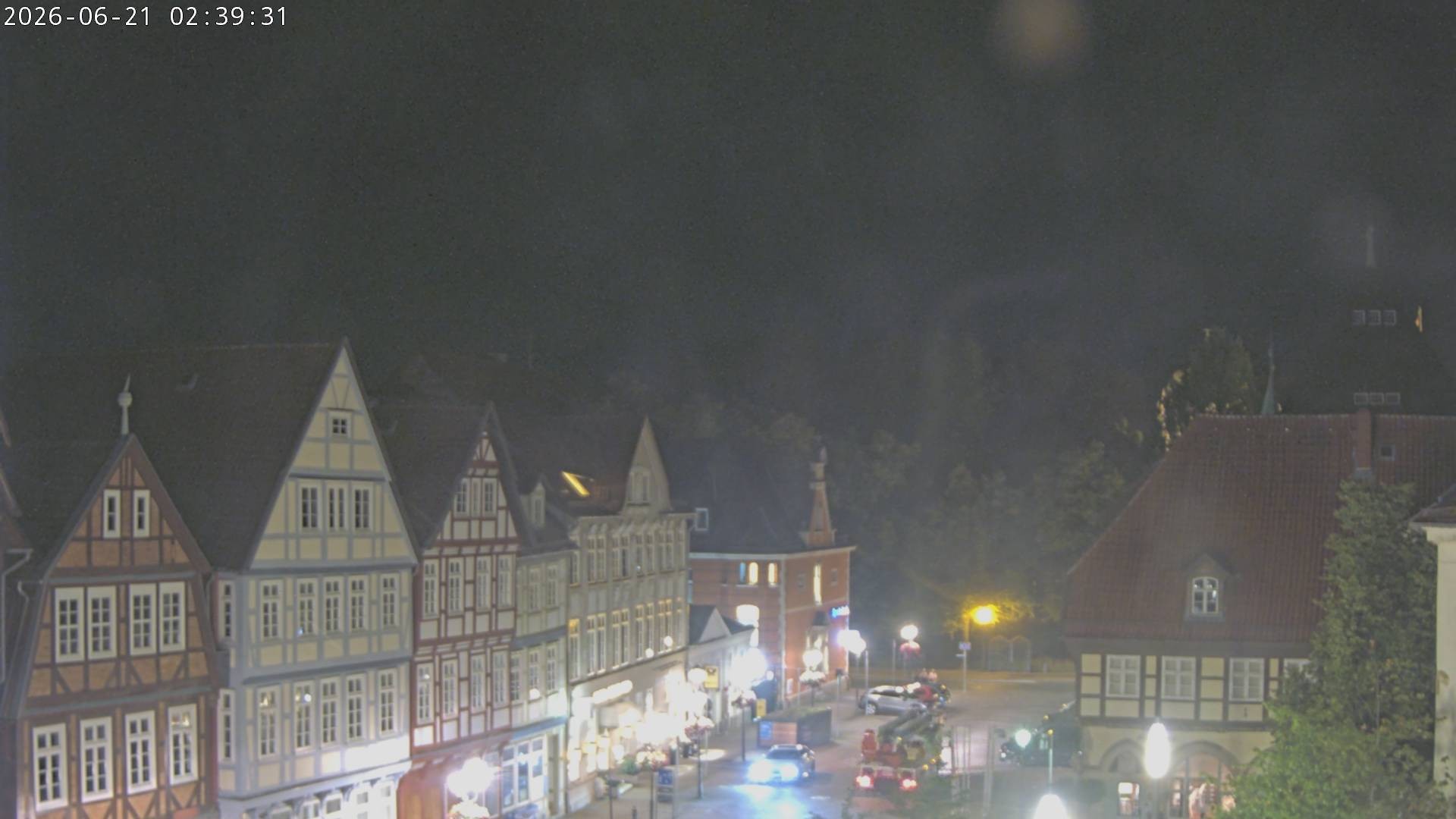 Archiv Foto Webcam Celle: Altes Rathaus und Stechbahn