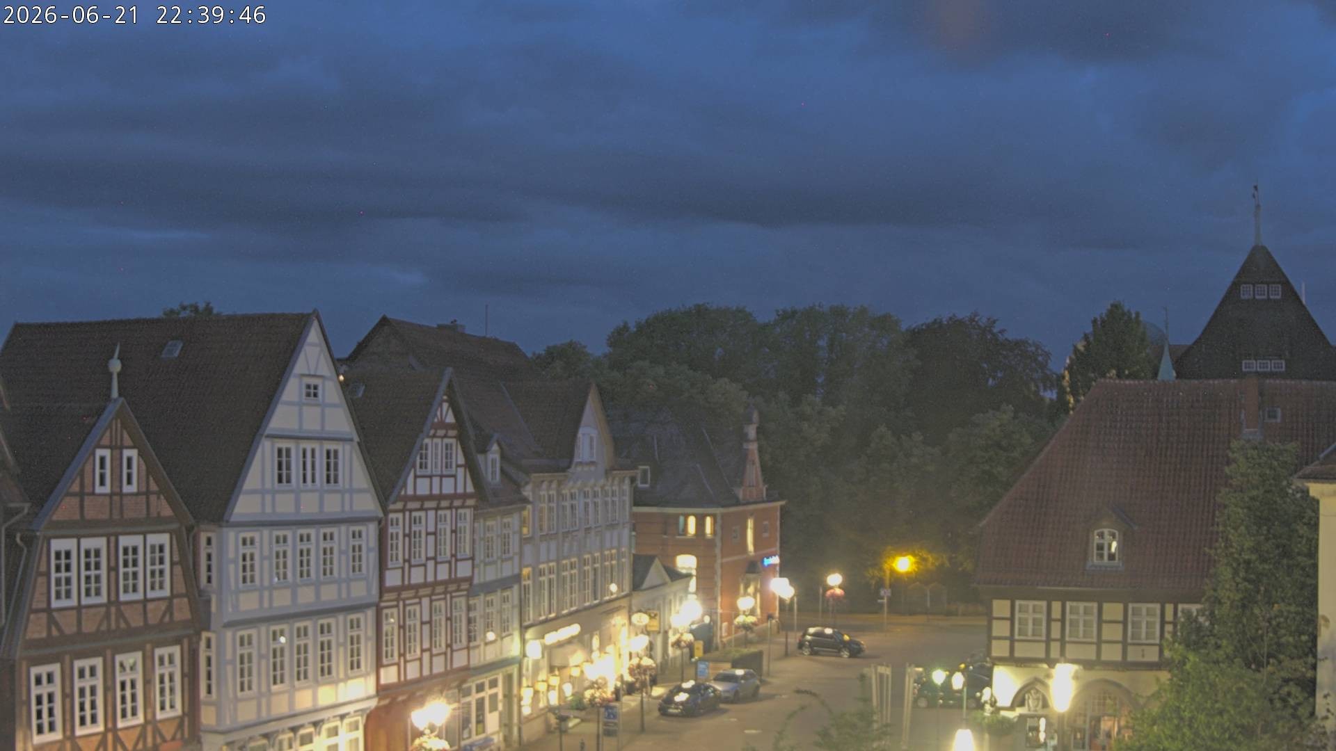 Archiv Foto Webcam Celle: Altes Rathaus und Stechbahn