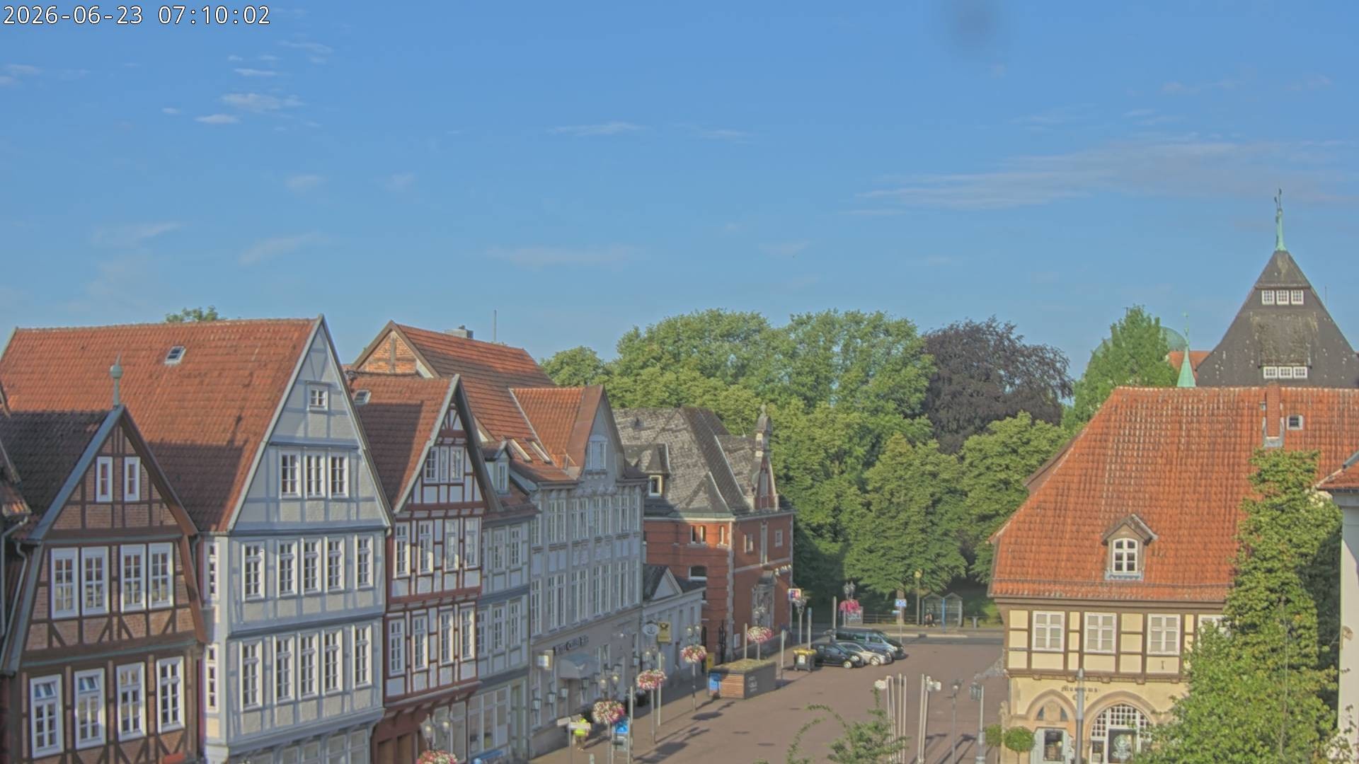 Archived image Webcam Old Town Hall Celle