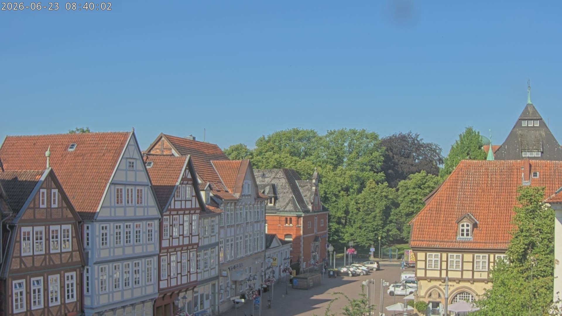 Archived image Webcam Old Town Hall Celle