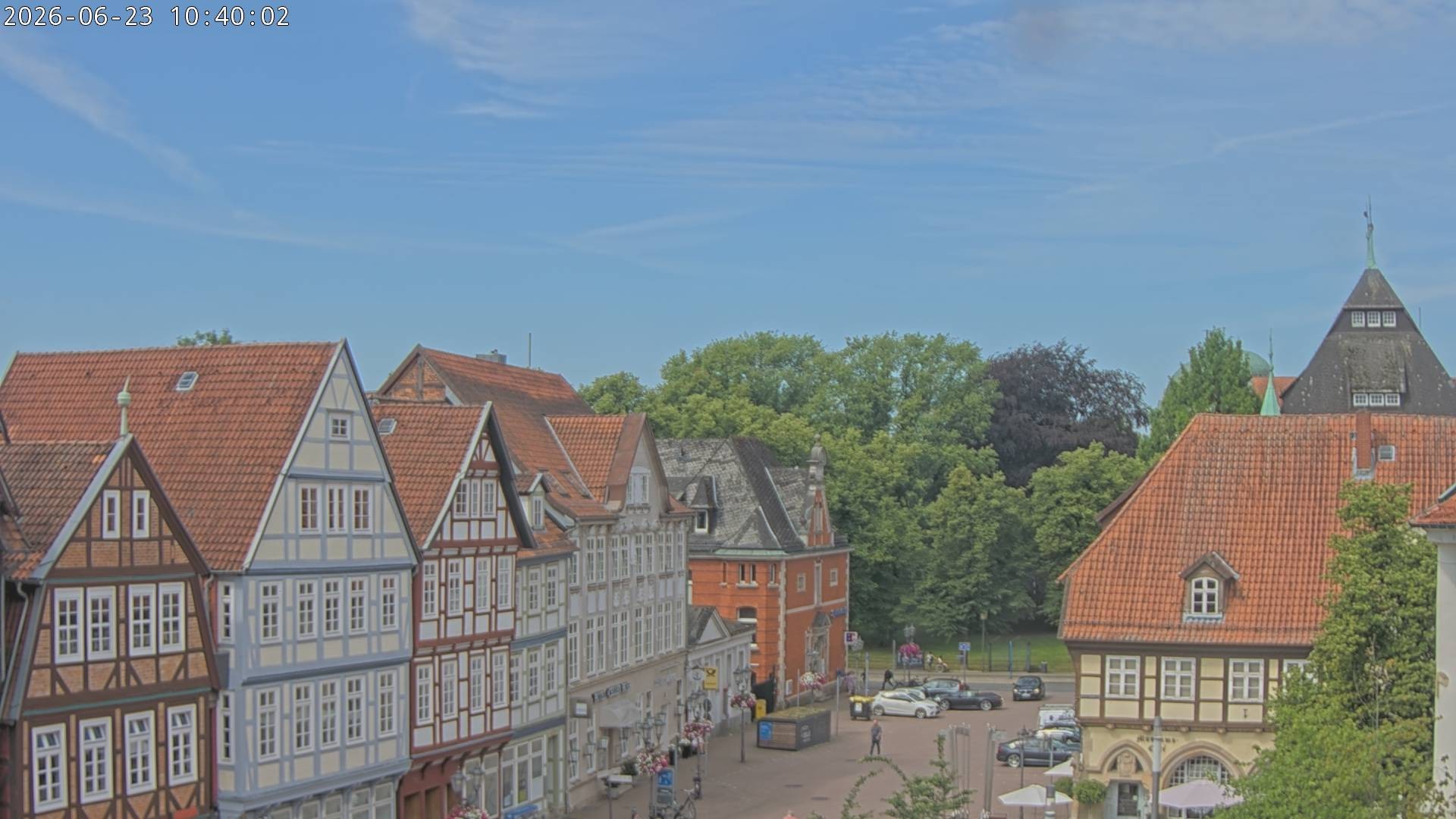Archived image Webcam Old Town Hall Celle
