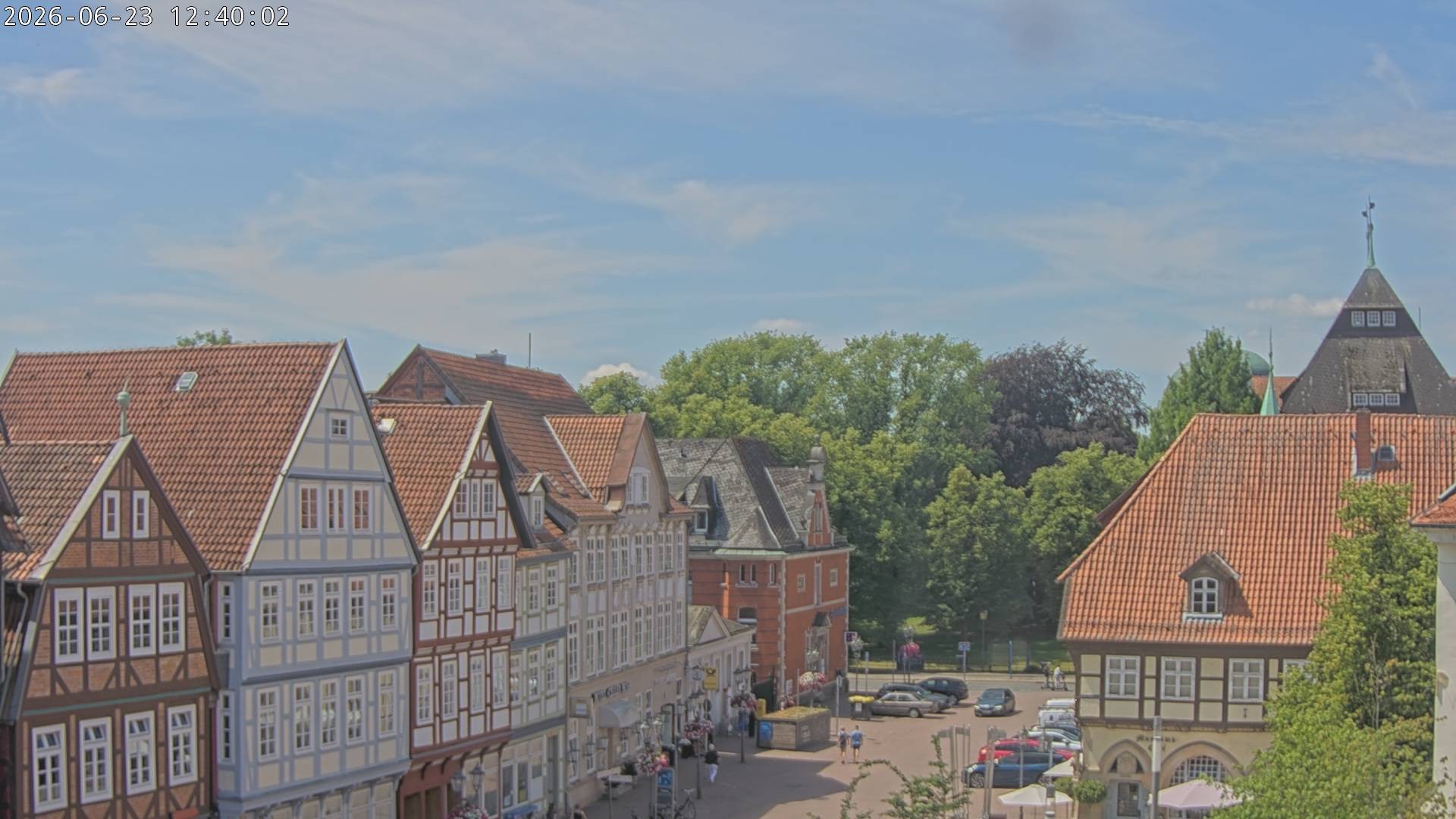 Archived image Webcam Old Town Hall Celle