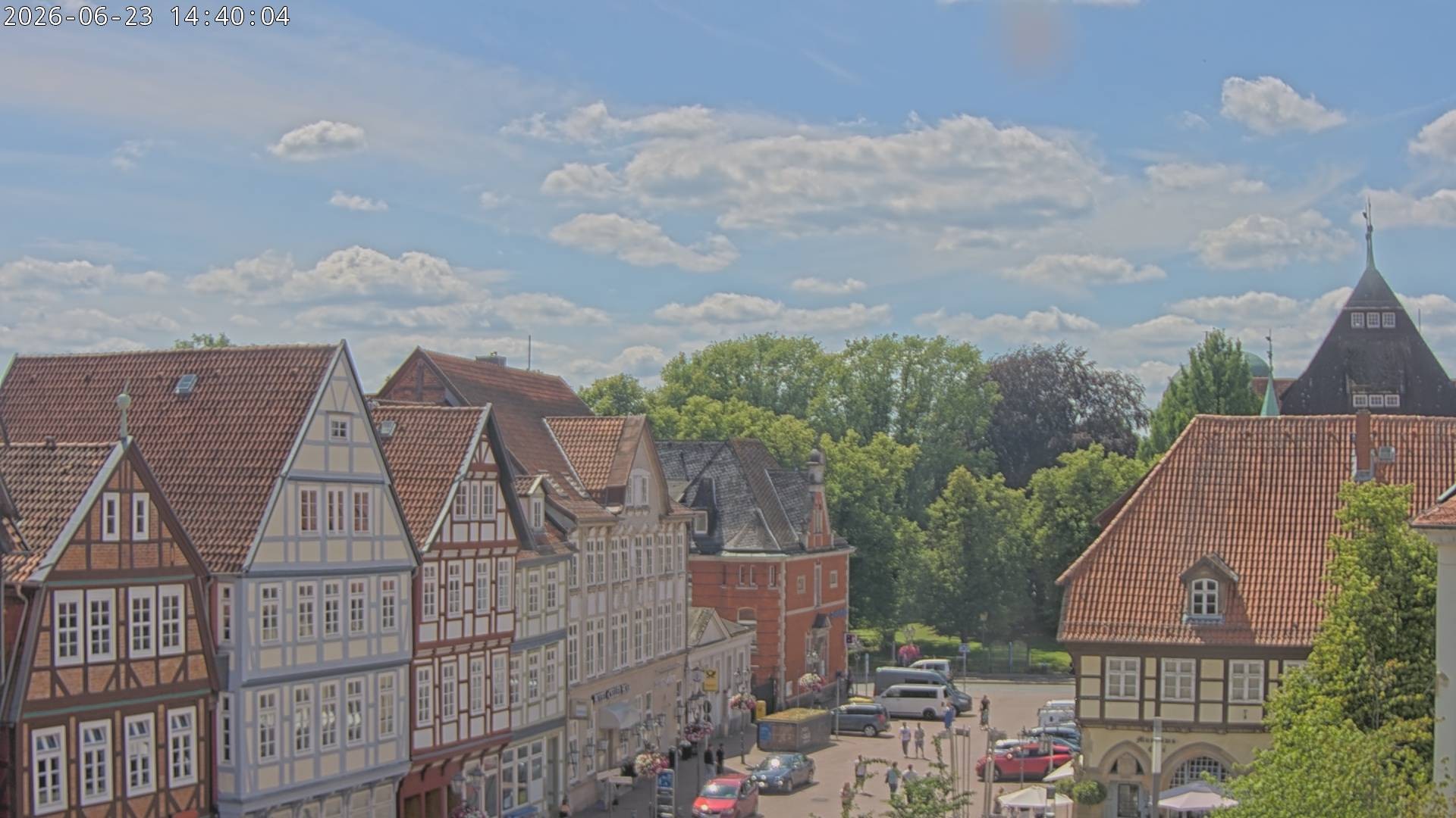 Archived image Webcam Old Town Hall Celle
