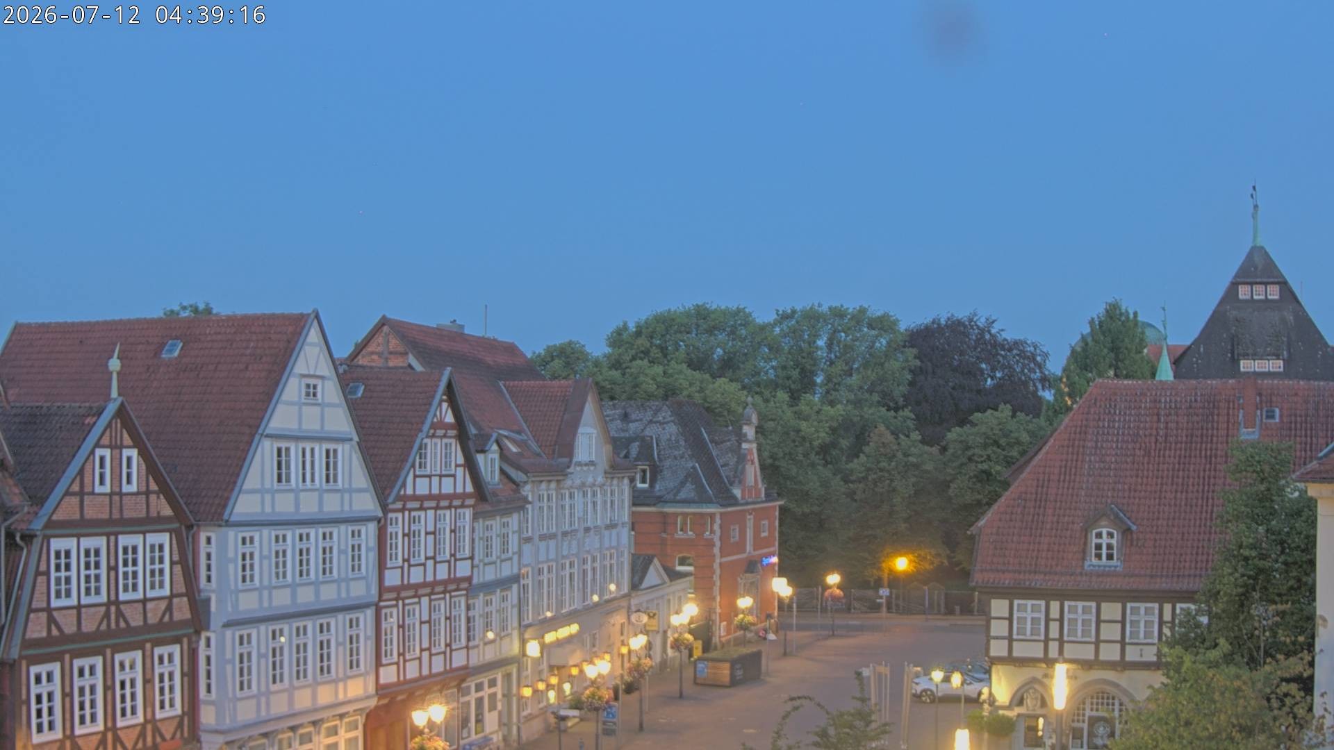 Archived image Webcam Old Town Hall Celle