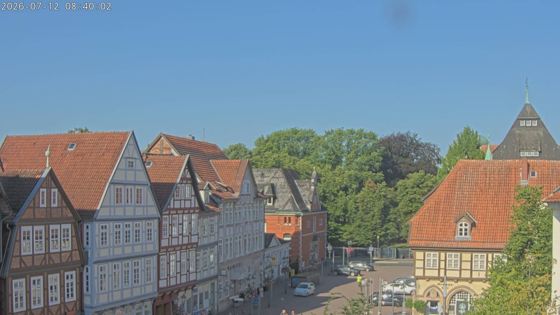 Archived image Webcam Old Town Hall Celle