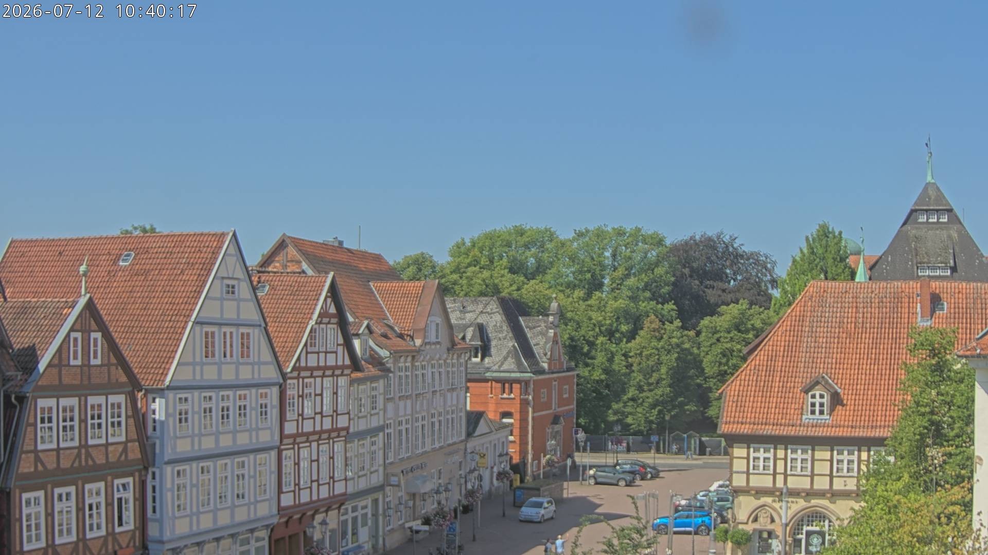 Archived image Webcam Old Town Hall Celle