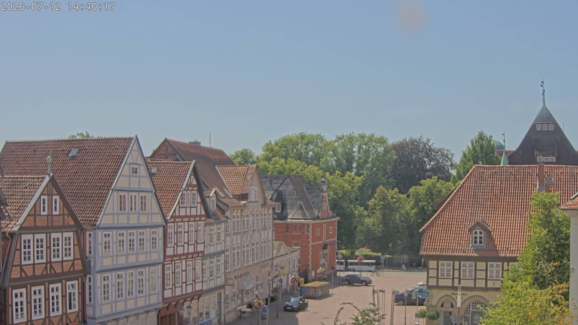 Archived image Webcam Old Town Hall Celle