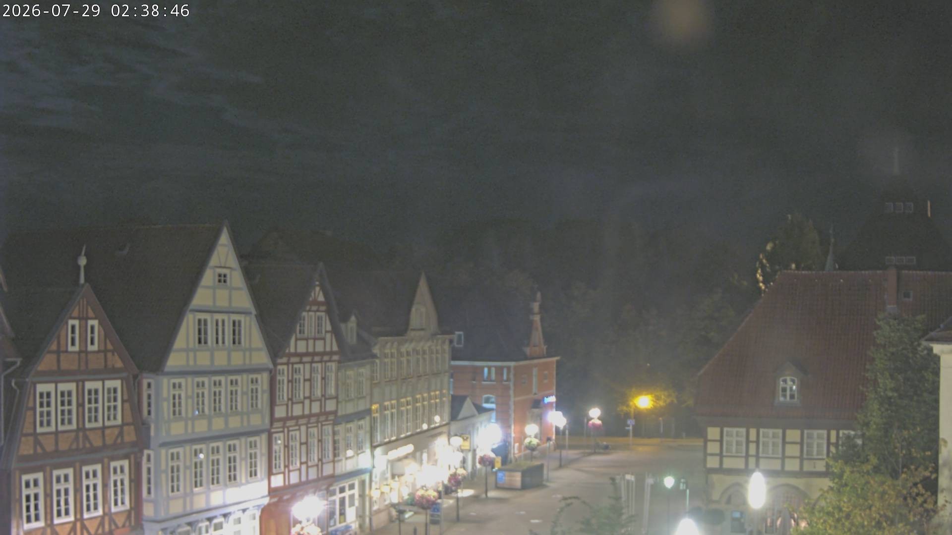 Archiv Foto Webcam Celle: Altes Rathaus und Stechbahn