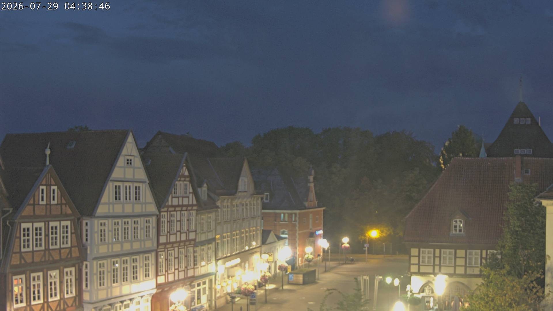Archiv Foto Webcam Celle: Altes Rathaus und Stechbahn