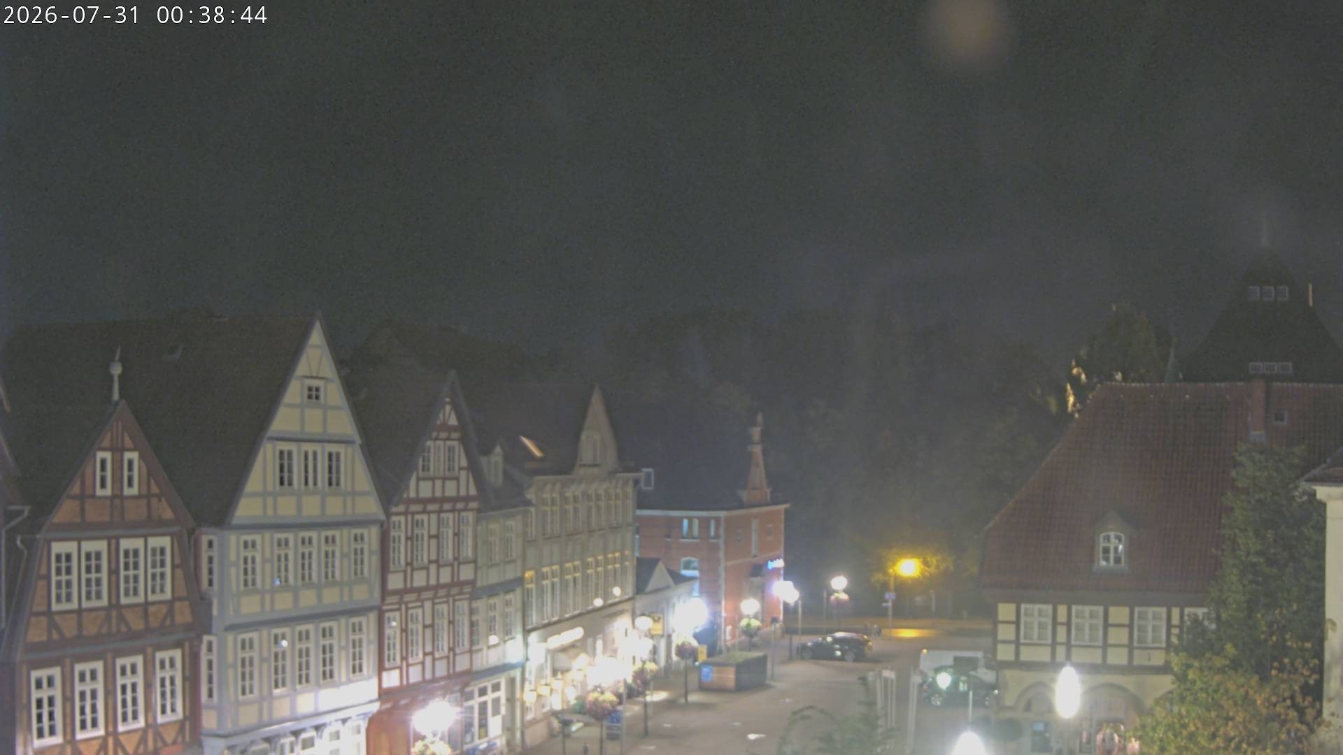 Archiv Foto Webcam Celle: Altes Rathaus und Stechbahn