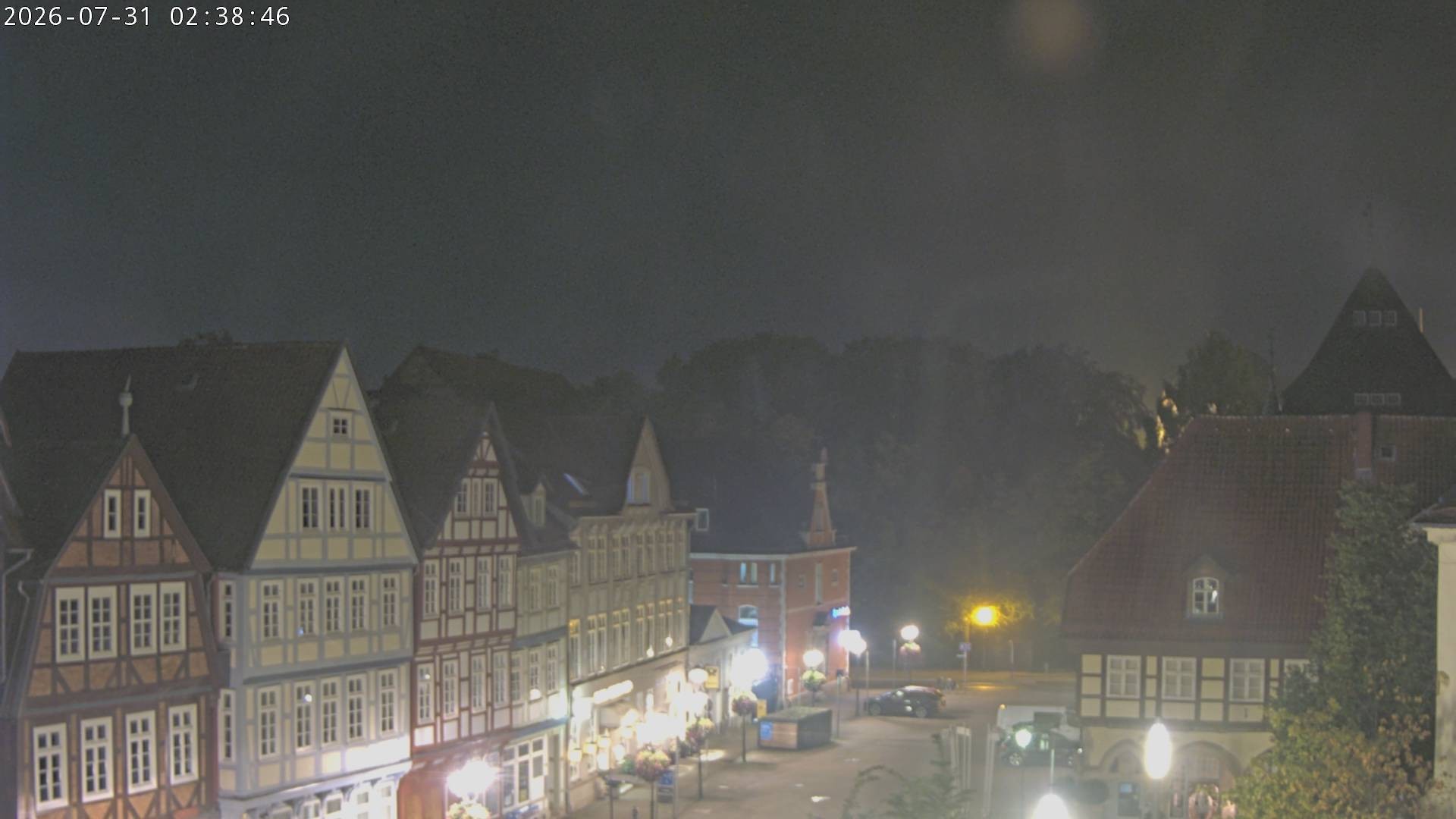 Archiv Foto Webcam Celle: Altes Rathaus und Stechbahn